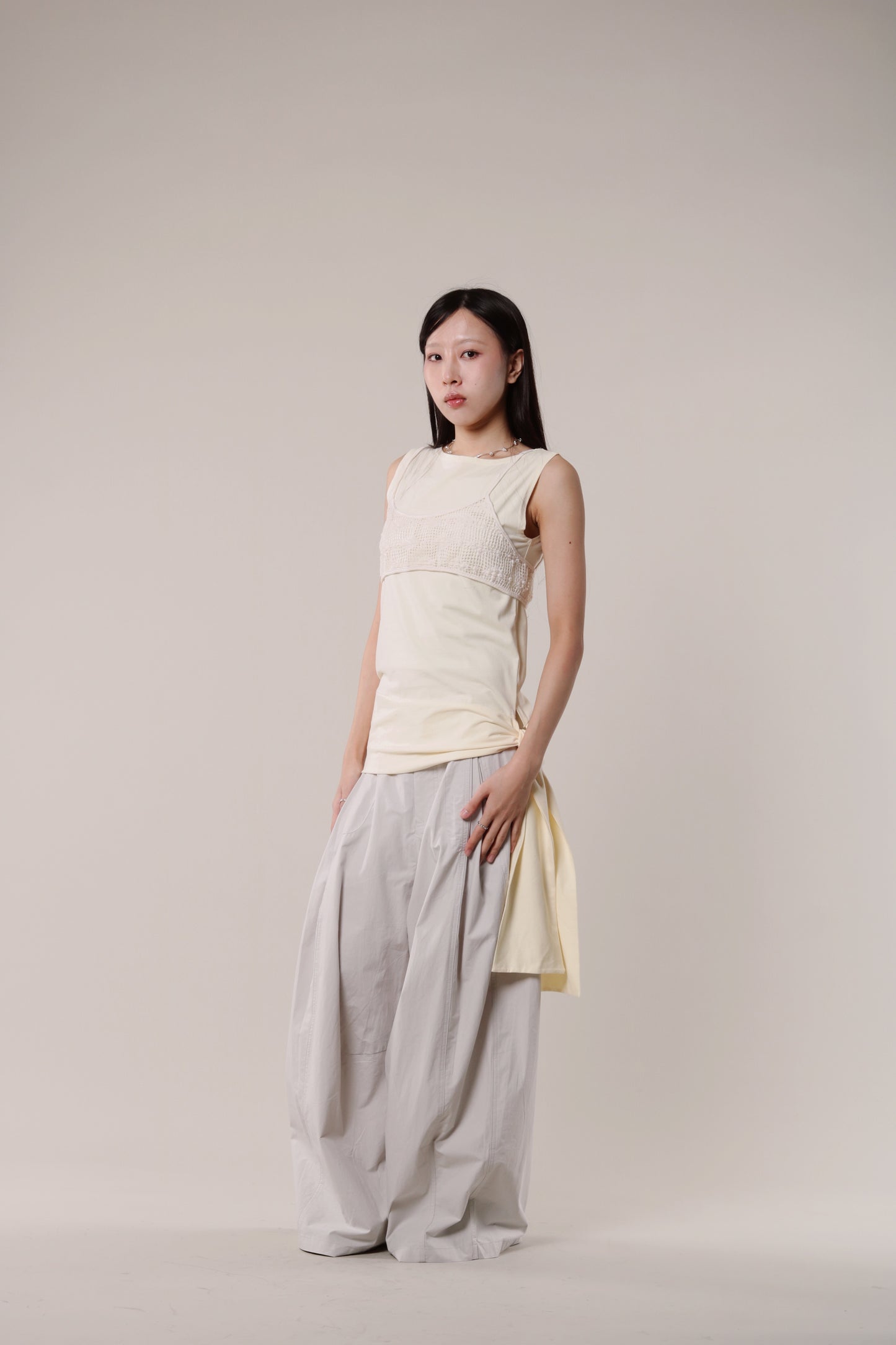 Mesh Vest (Ivory)