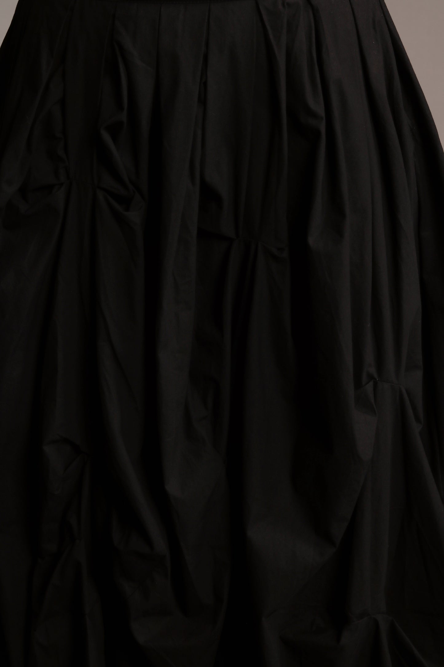 Doll Gathered Skirt (Black)