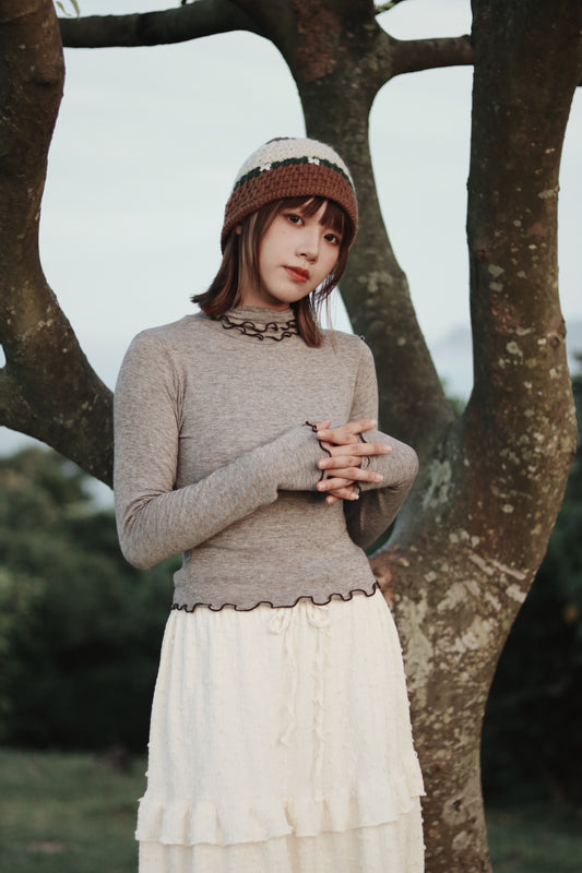 Double Fafa Top (Brown)