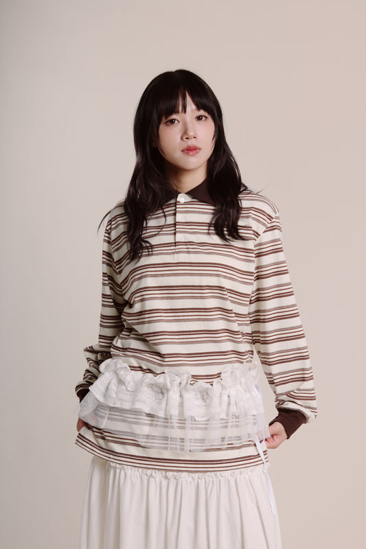 Striped Top (Brown)