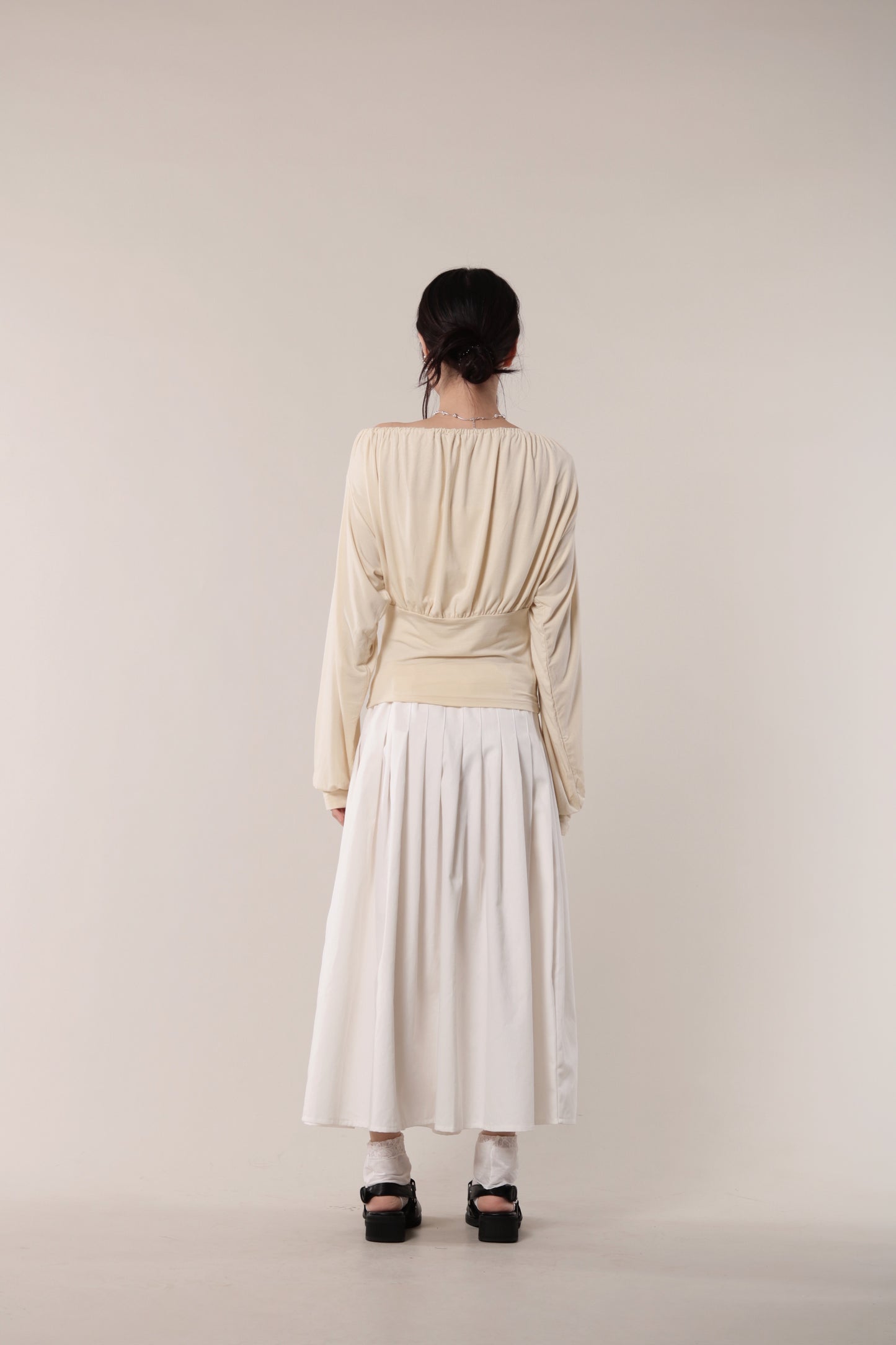 Luna Gathered Top (Yellow)