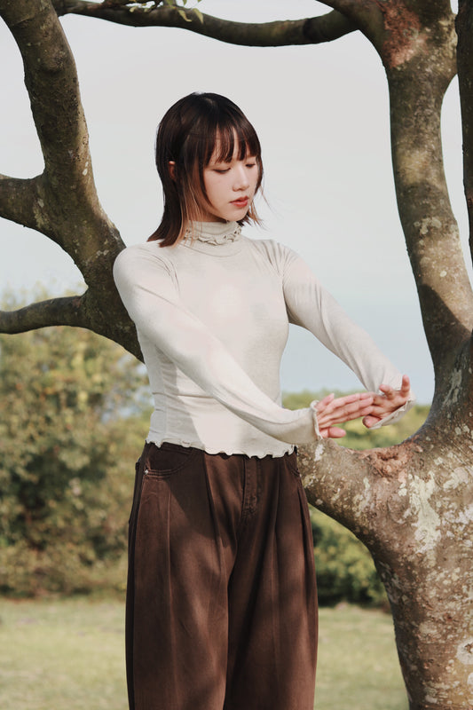 Double Fafa Top (Light Mint)