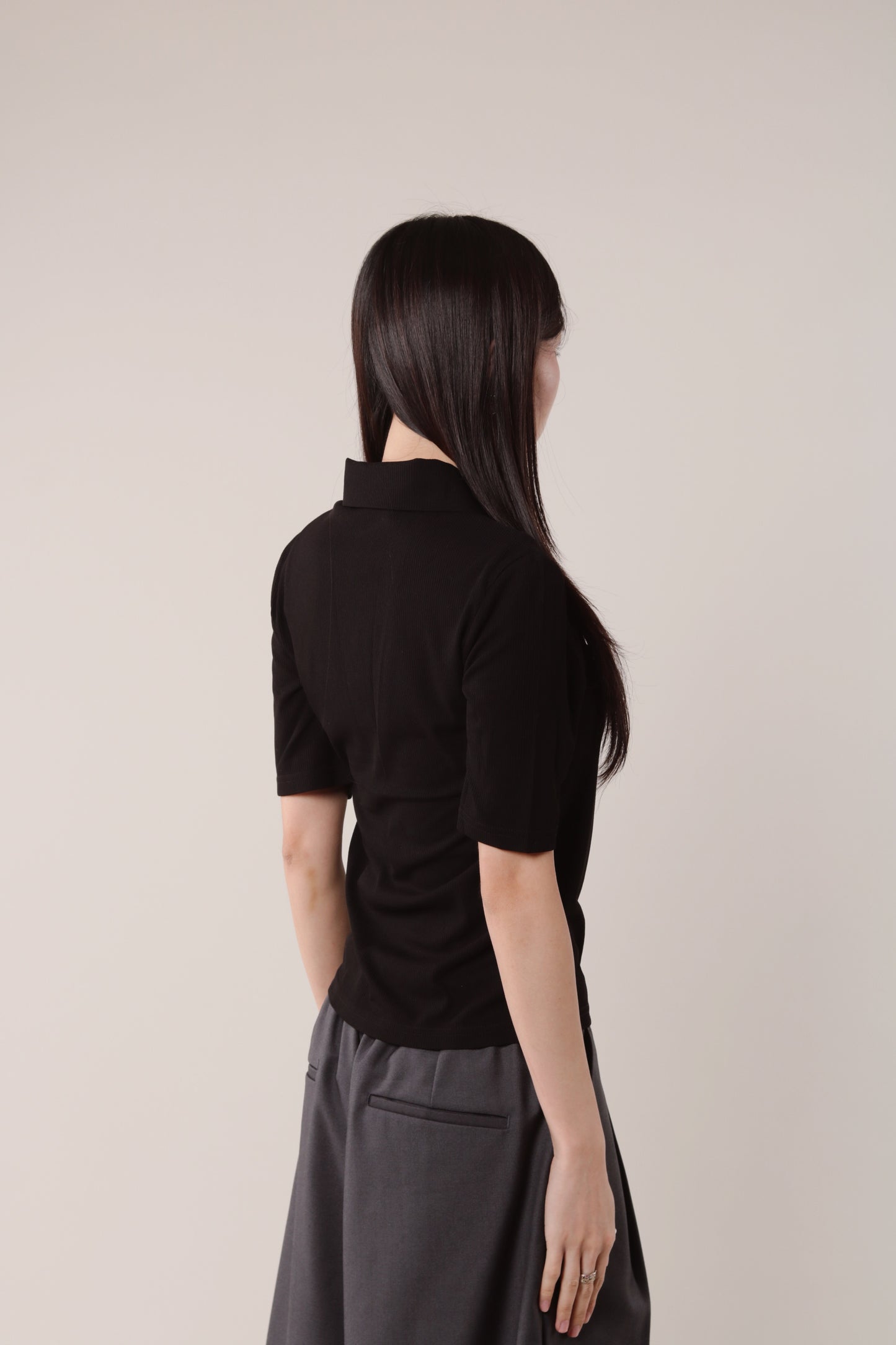 Summer Polo Tee (Black)
