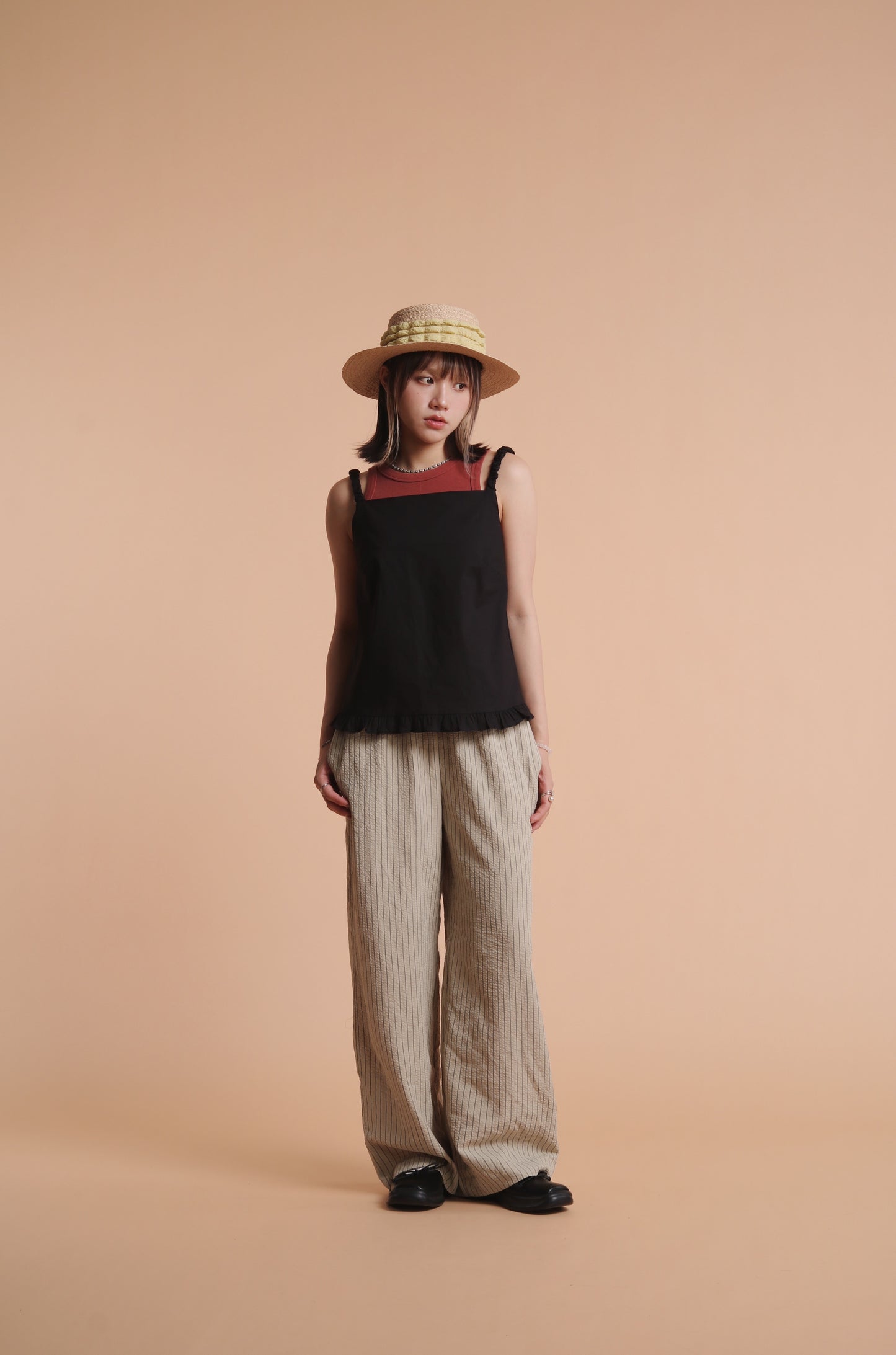 Striped Lazy Pants (Green)