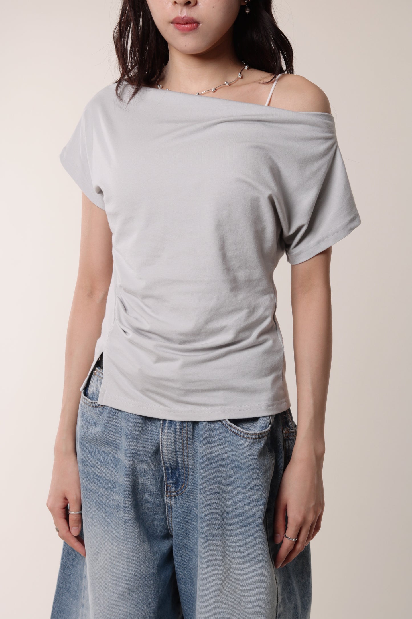 Moira Top (Grey Blue)
