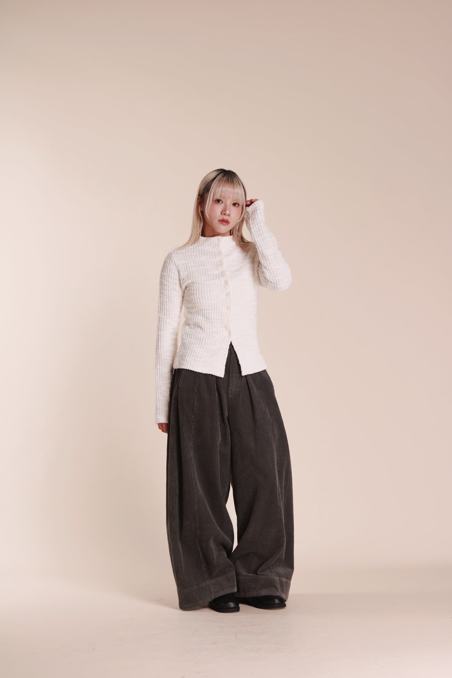 Textured Top (Ivory)