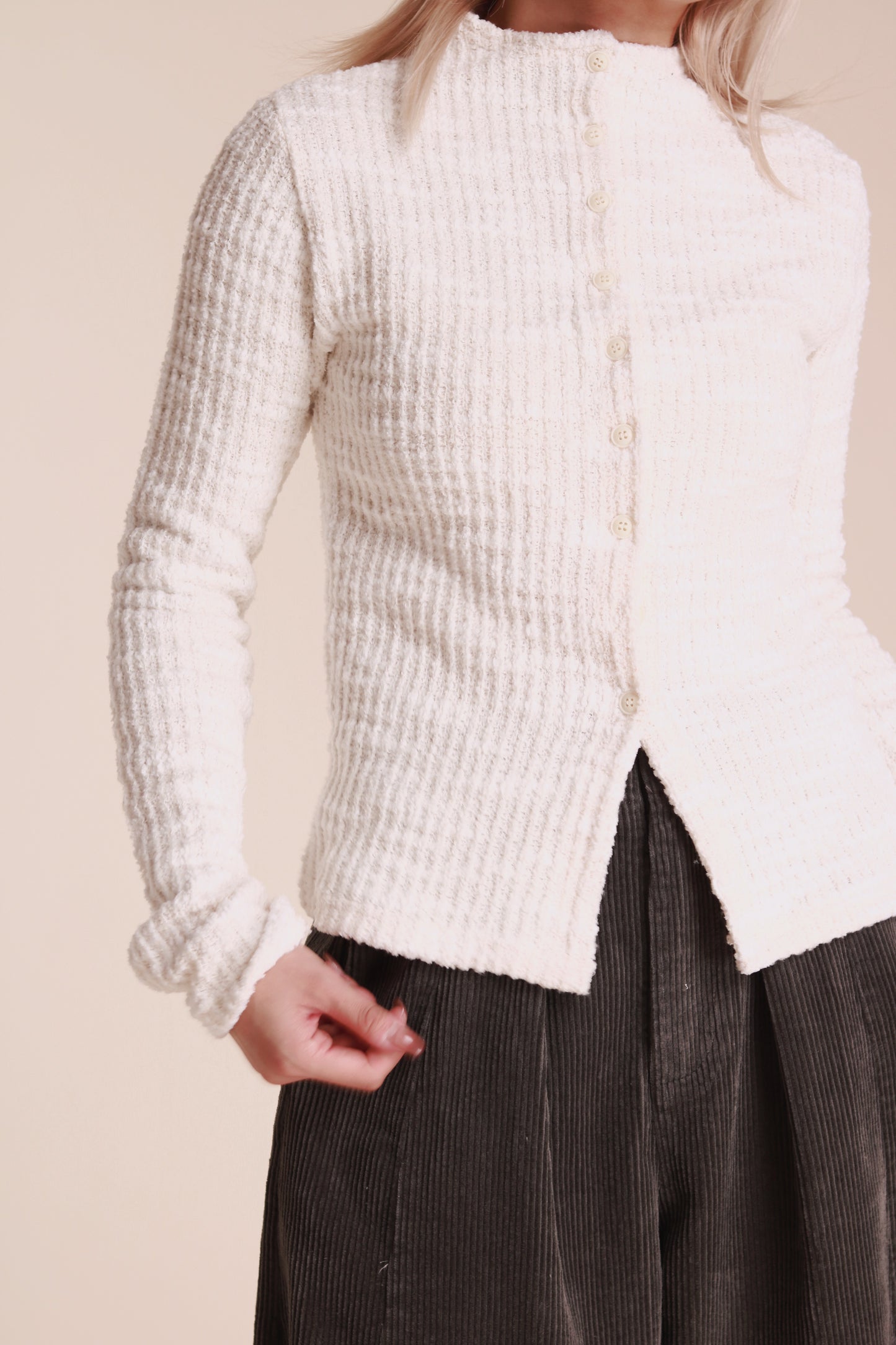 Textured Top (Ivory)