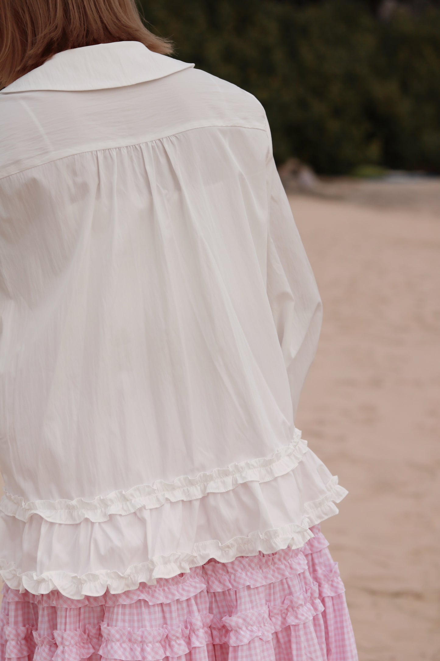 Doll Double Ruffle Blouse