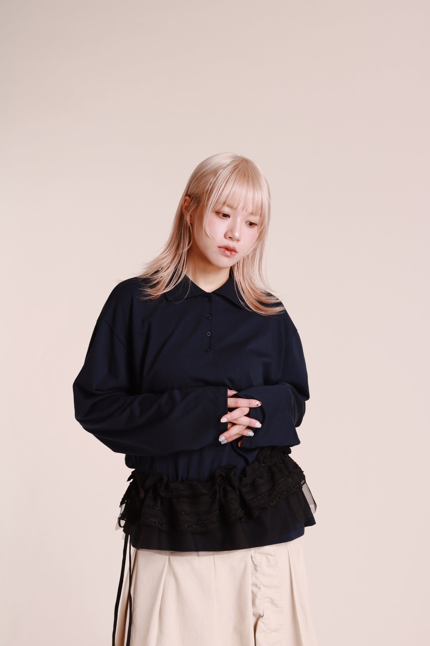Ruffle Belt (Black)