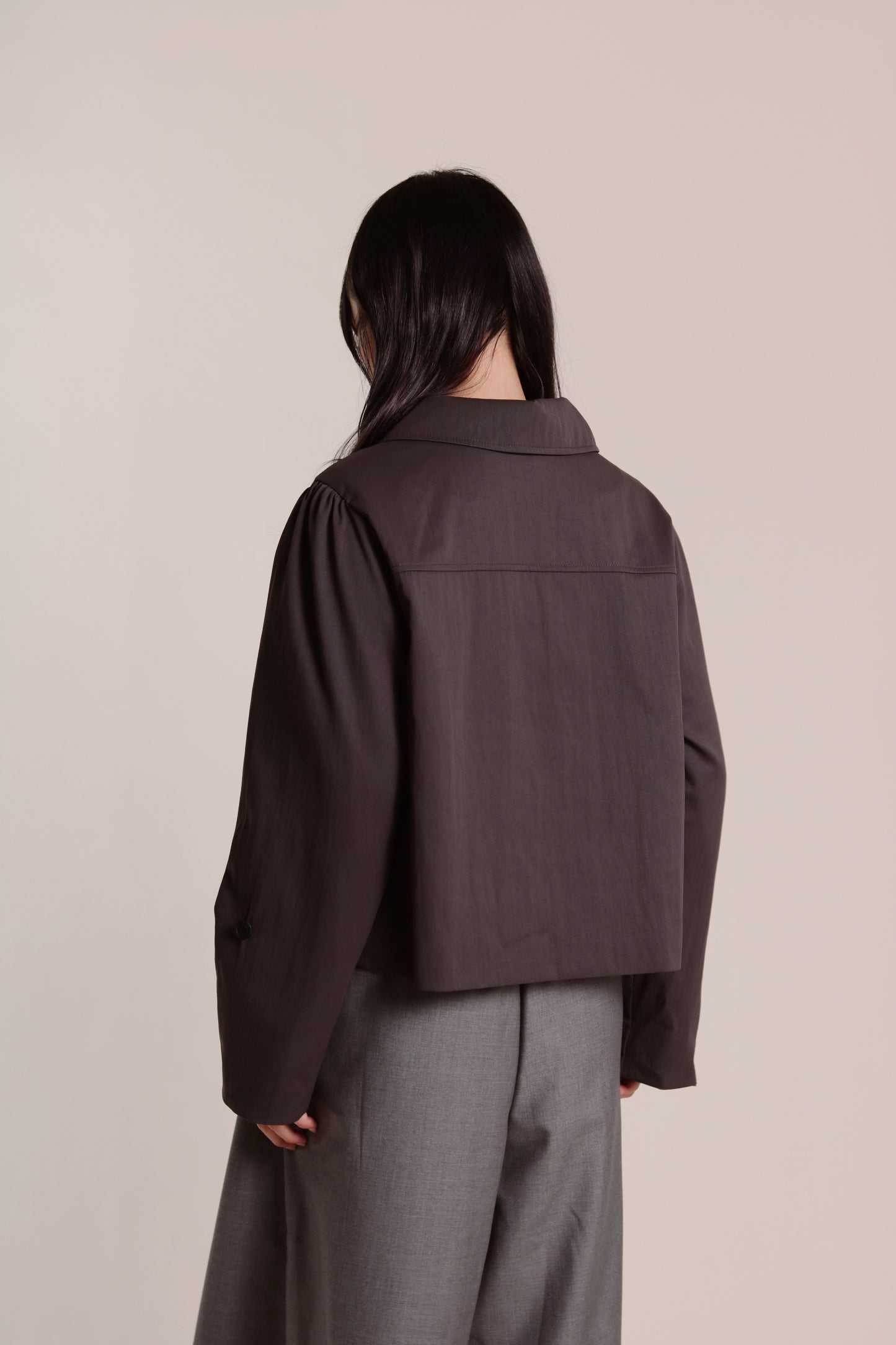 Doll Ribbon Jacket (Charcoal)