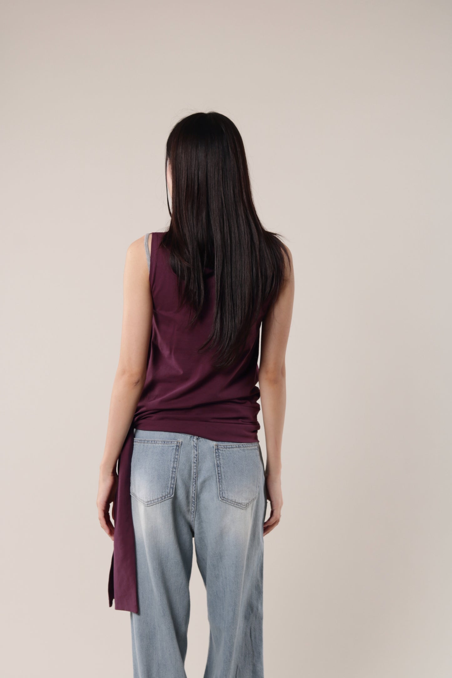 Amos Sleeveless Top (Purple)