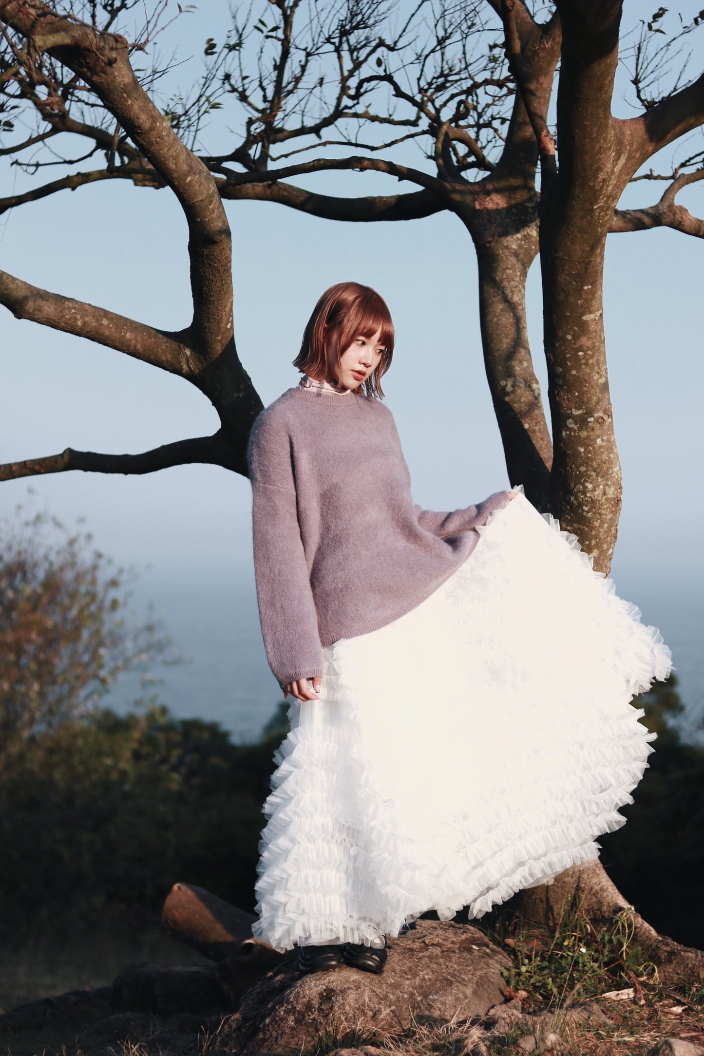 Doll Lace Skirt (White)