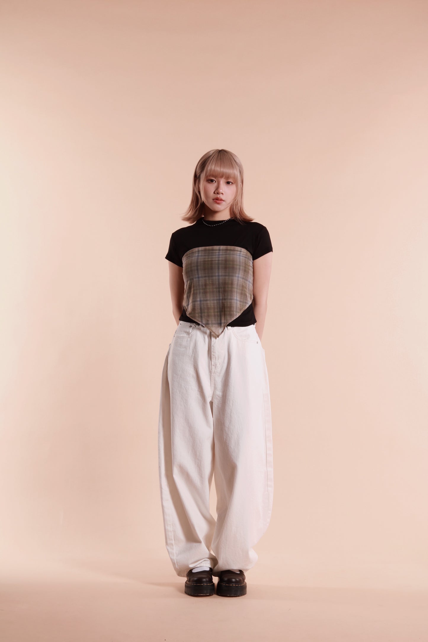 Gathered Tee (Black)