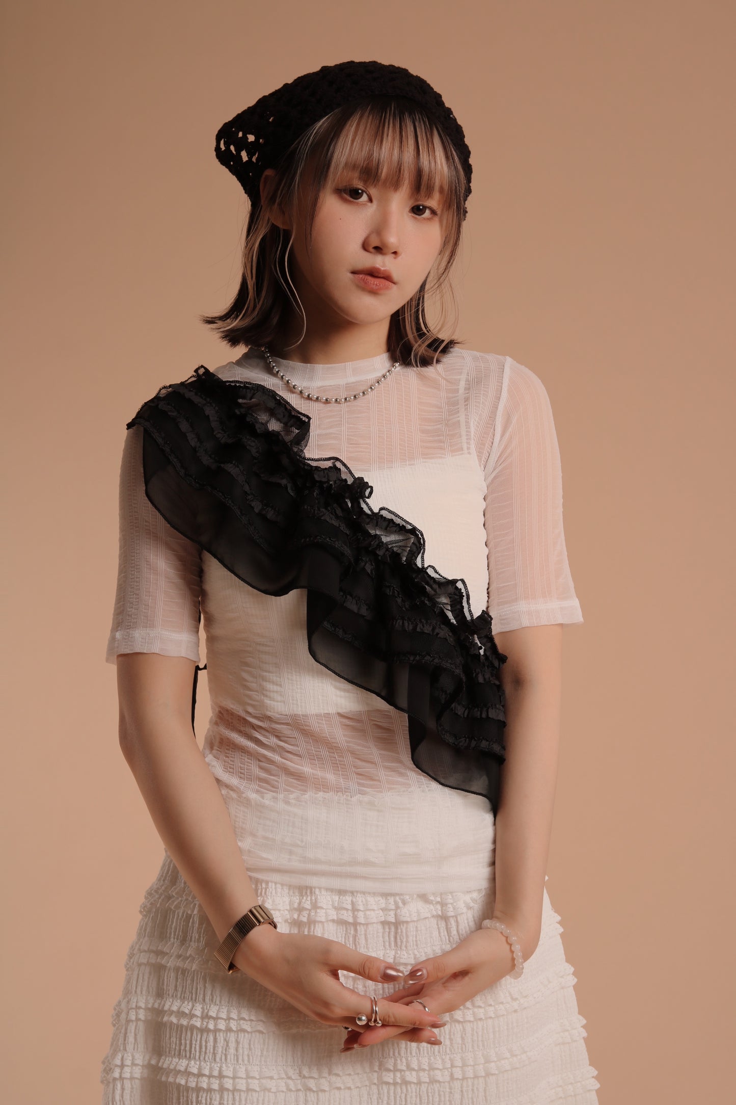 Summer See Through Top (White)