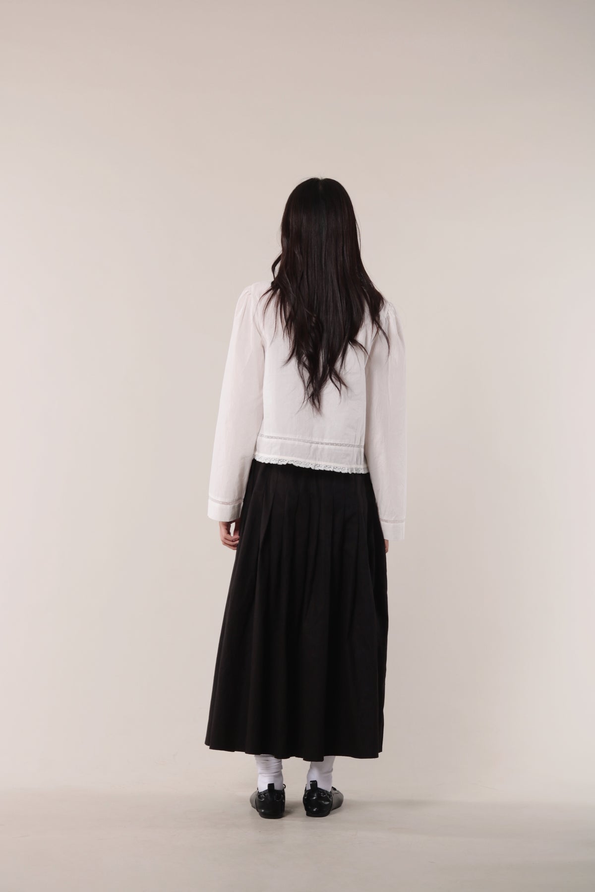 Pleated Skirt (Black)