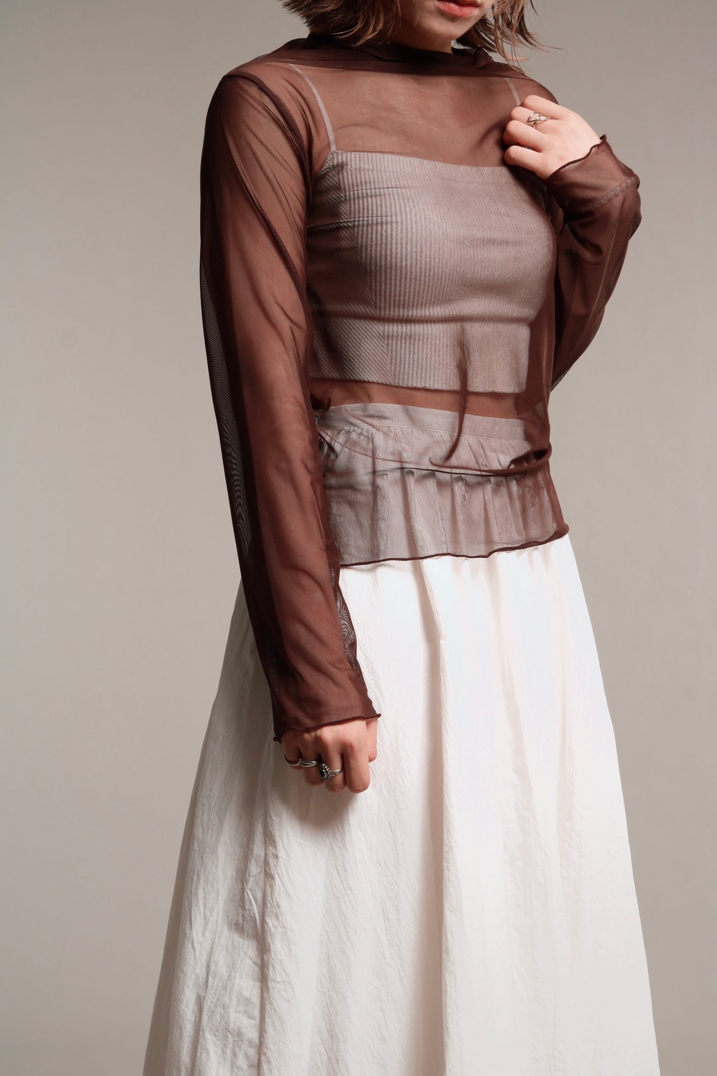 Bubble Skirt (White)