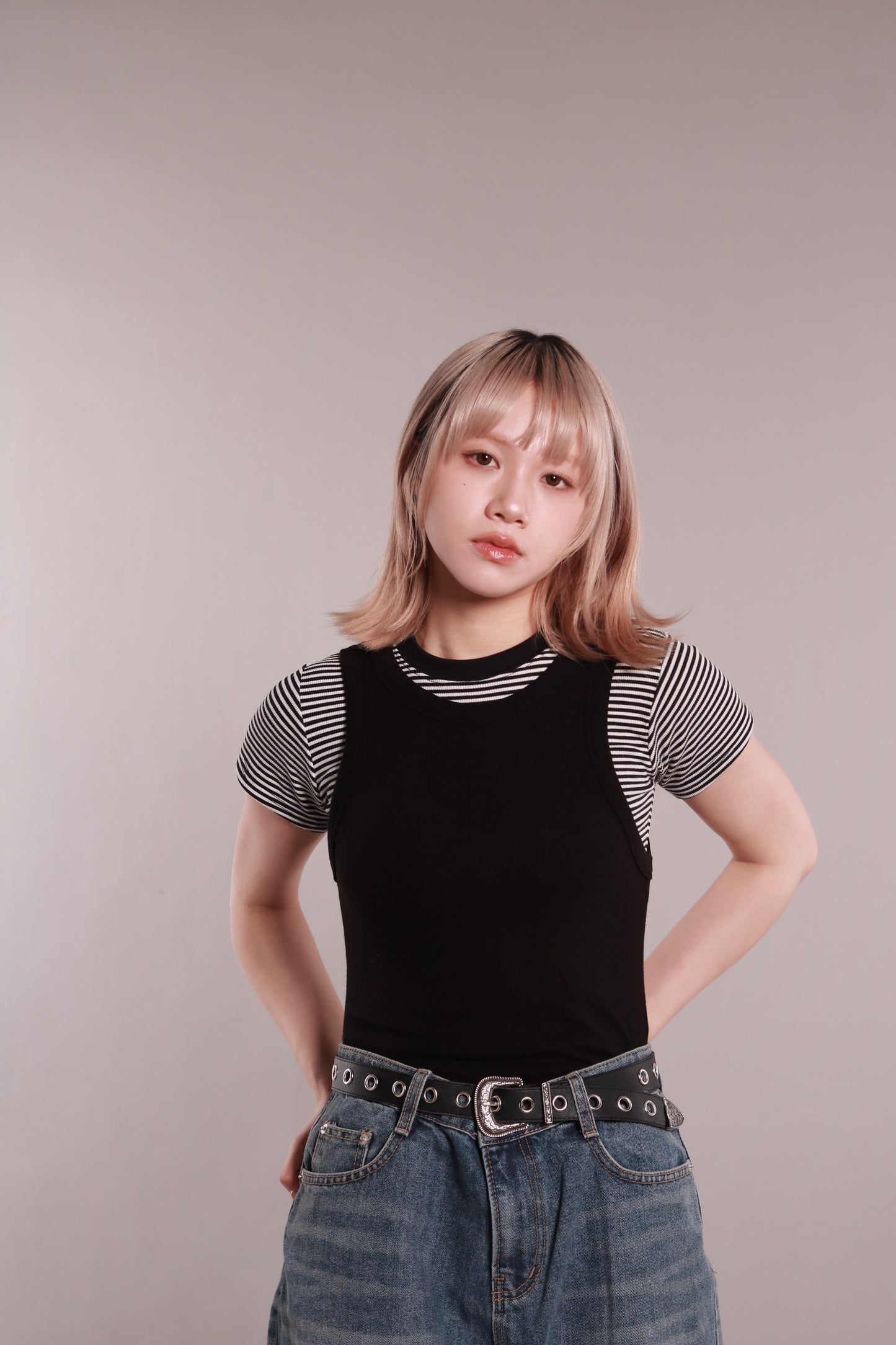 Slim Tank Top (Black)