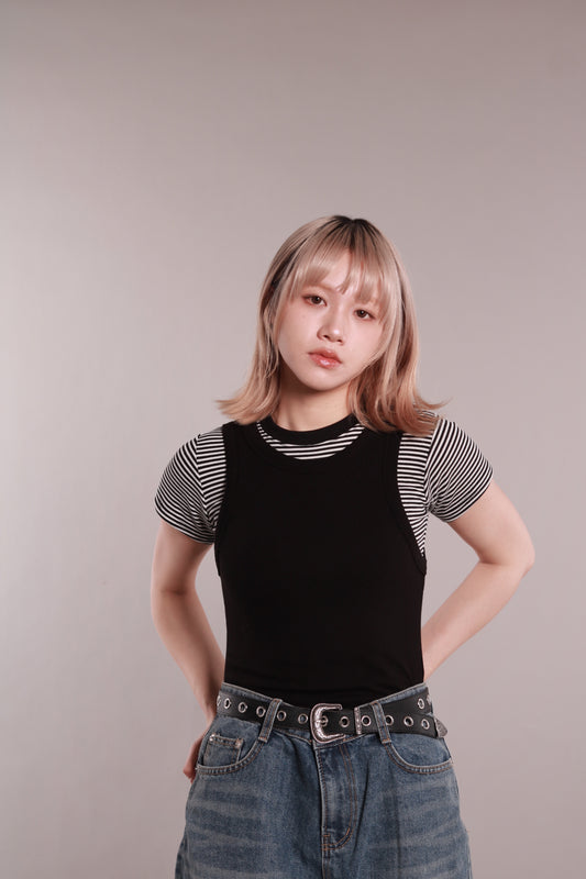 Slim Tank Top (Black)