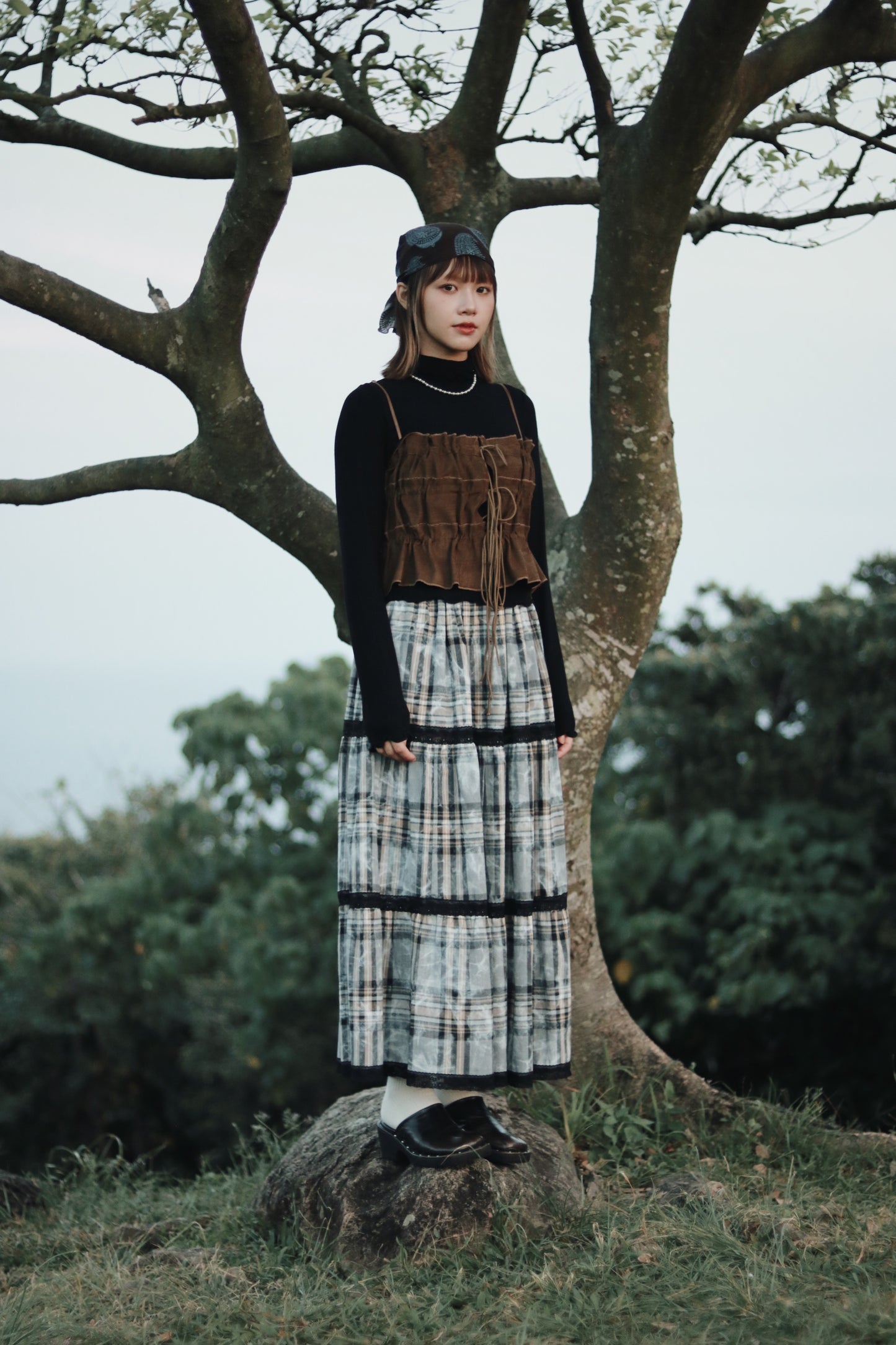 Double Fafa Top (Black)