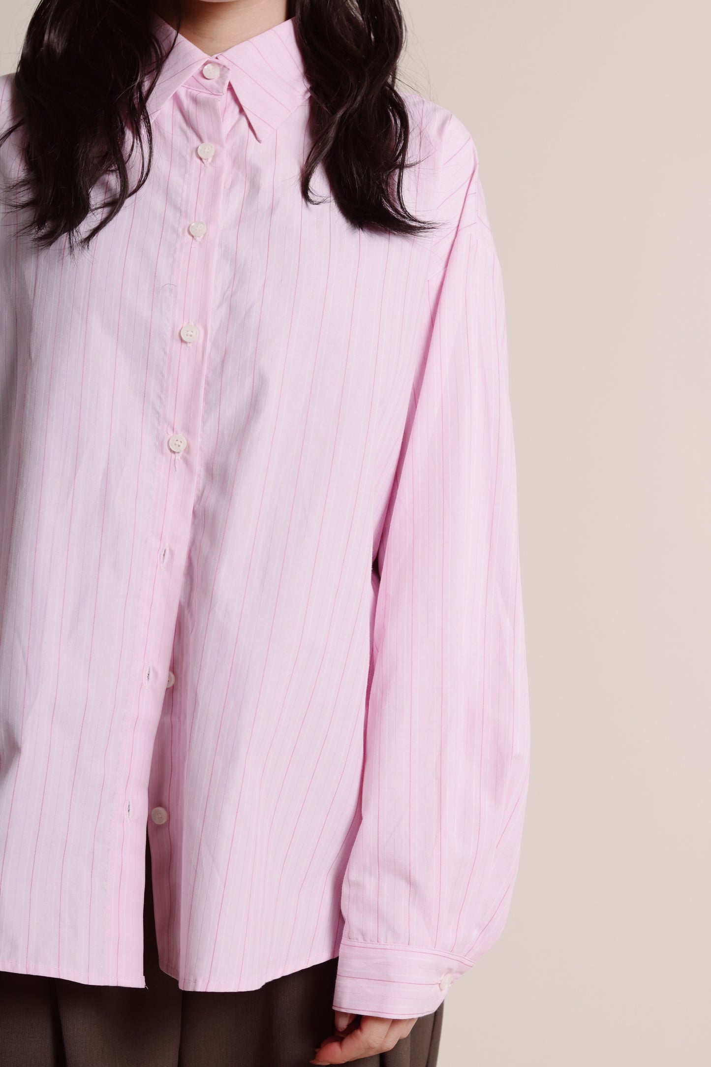 Spring Striped Shirt (Pink)
