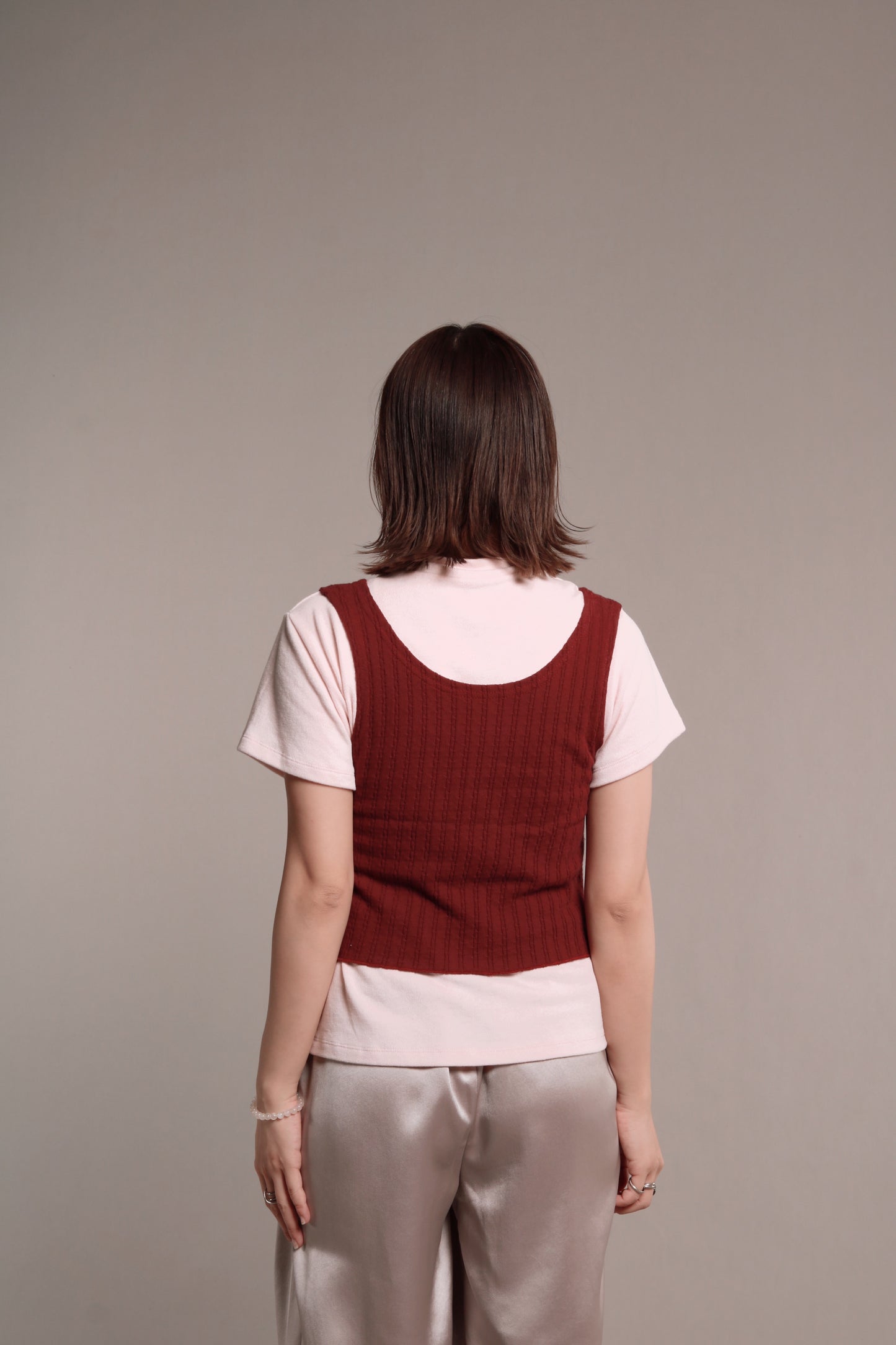 Ribbed Tank Top (Red)