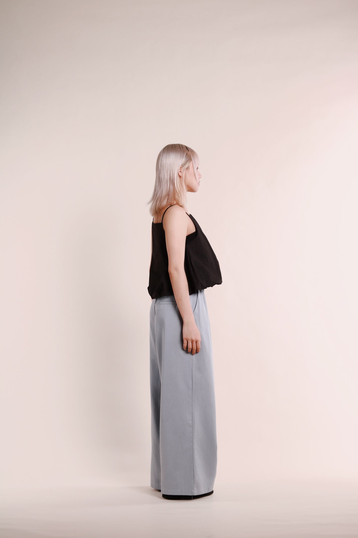 Renne Wide Leg Pants (Blue)