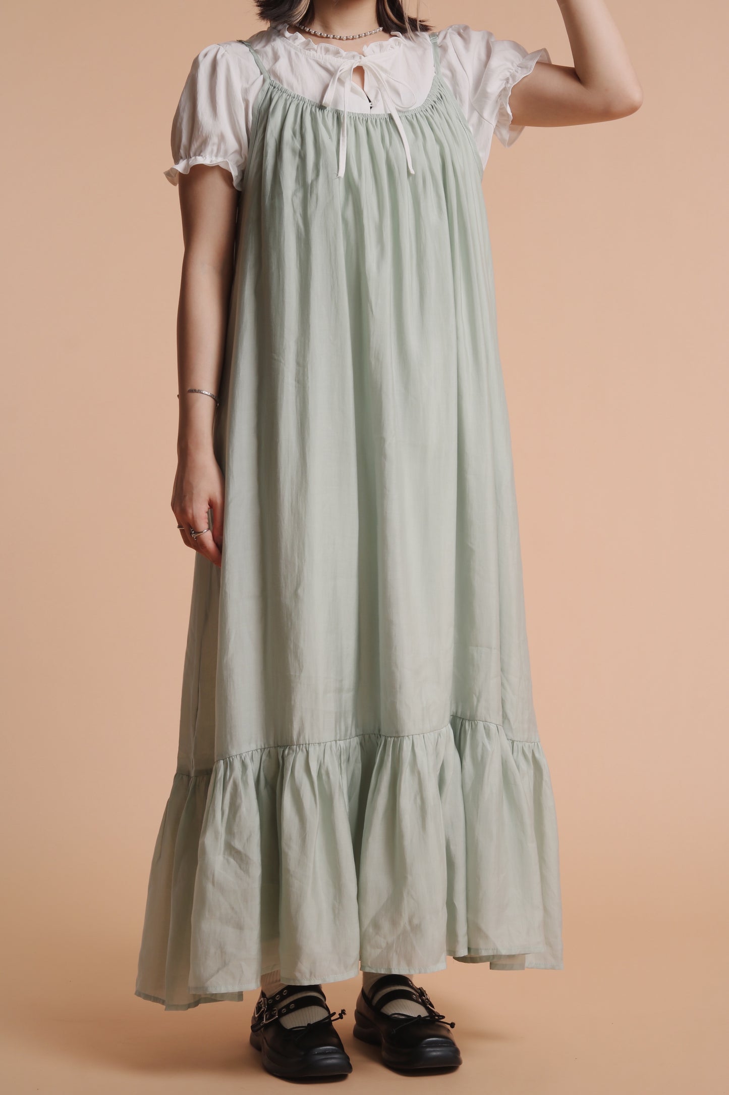 Doll Flora Dress (Mint)