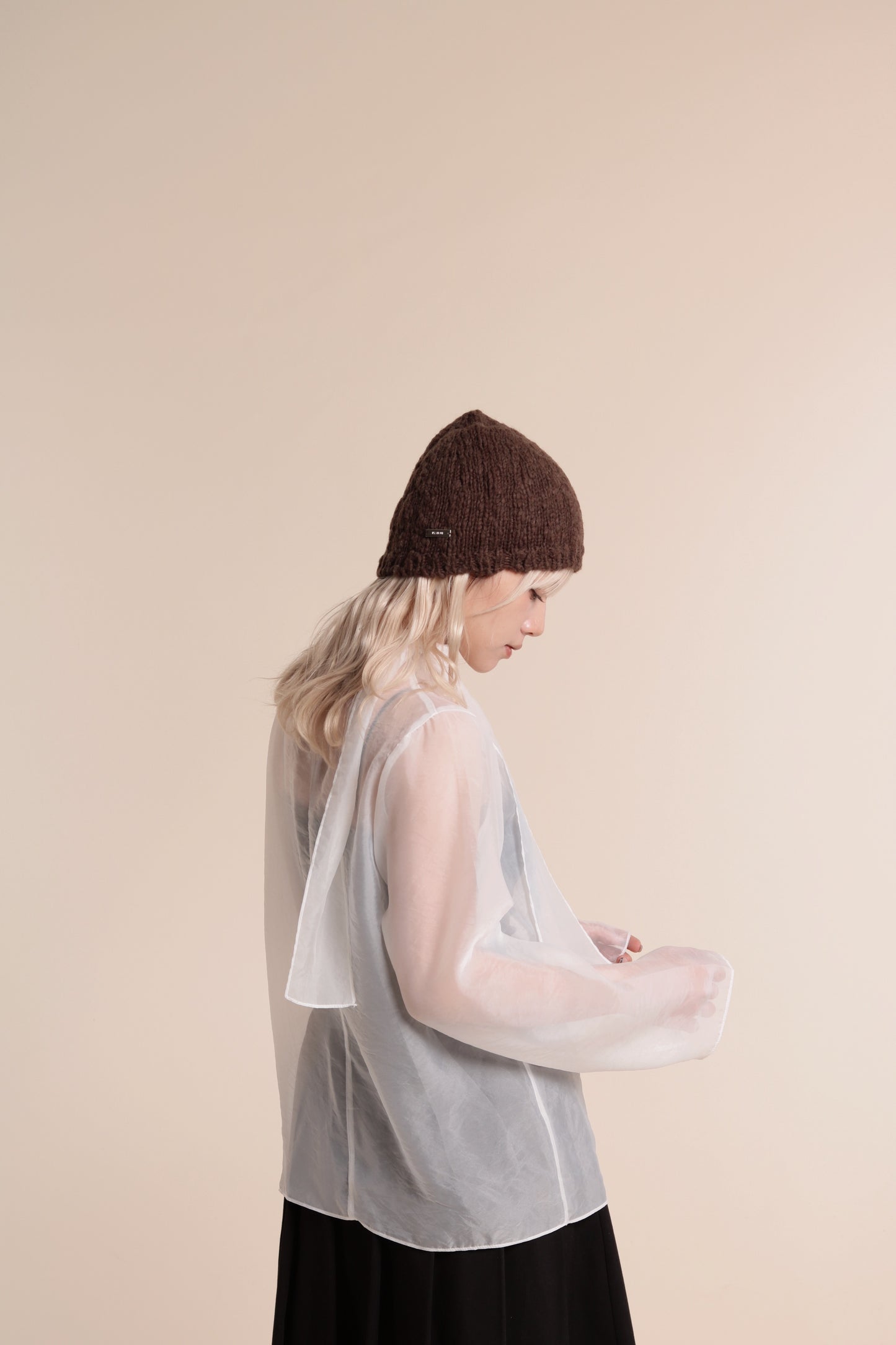 Doll See Through Blouse (White)