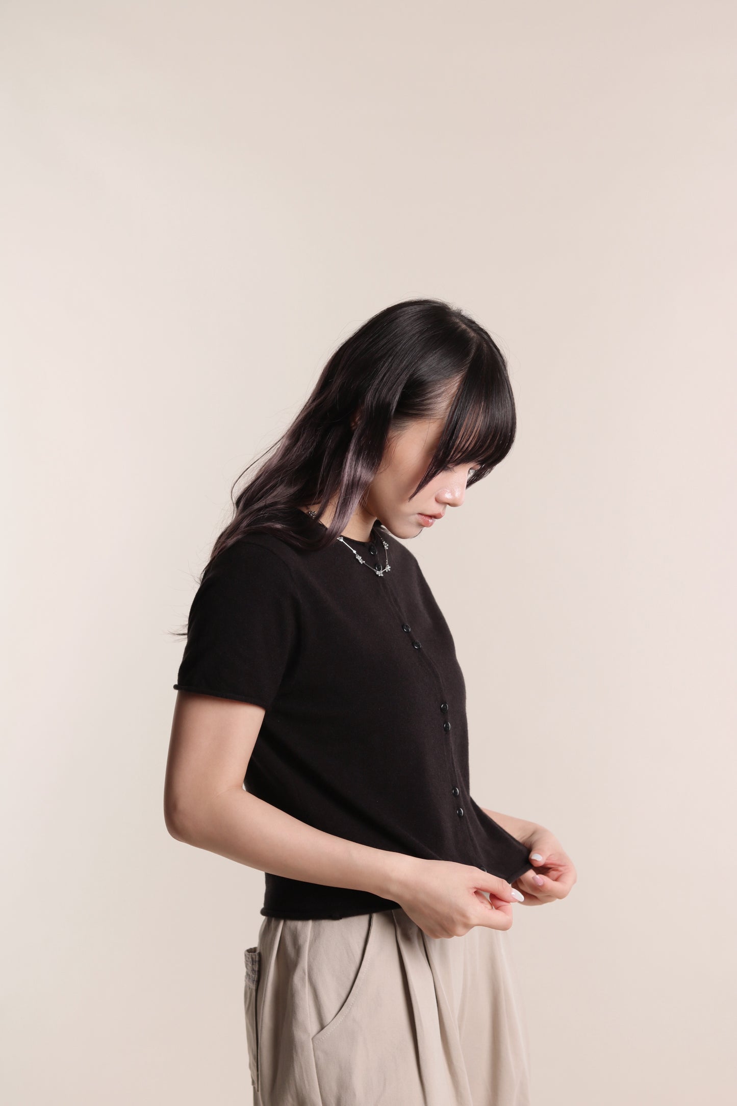 Mini Cardigan (Black)