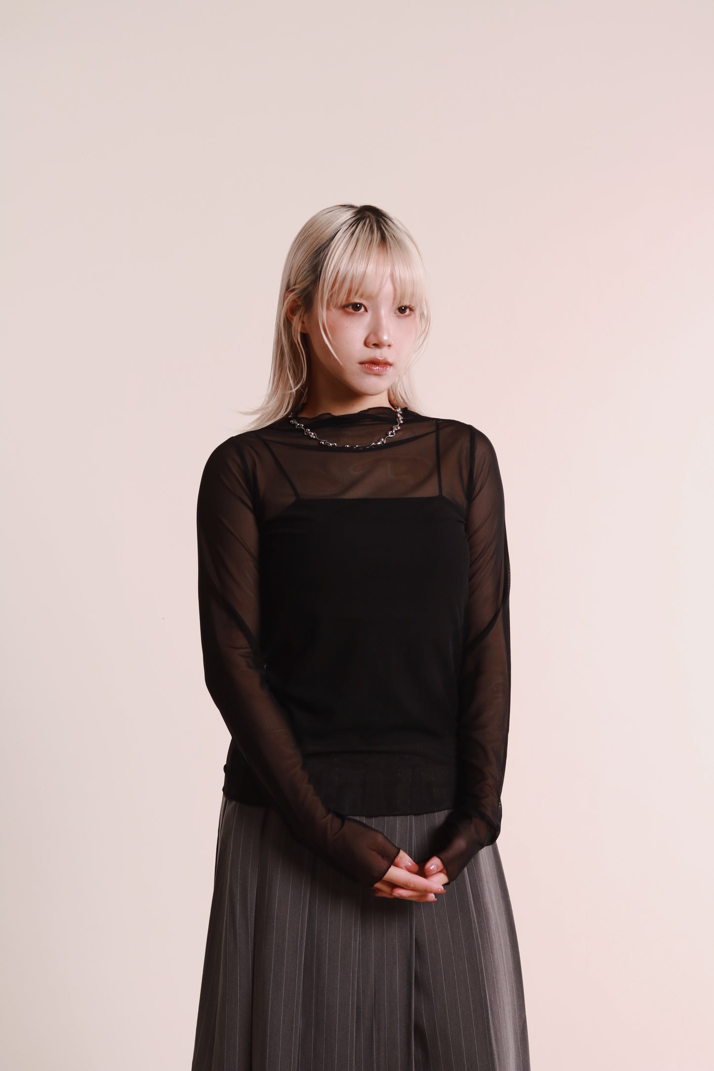 Daily See Through Top (Black)