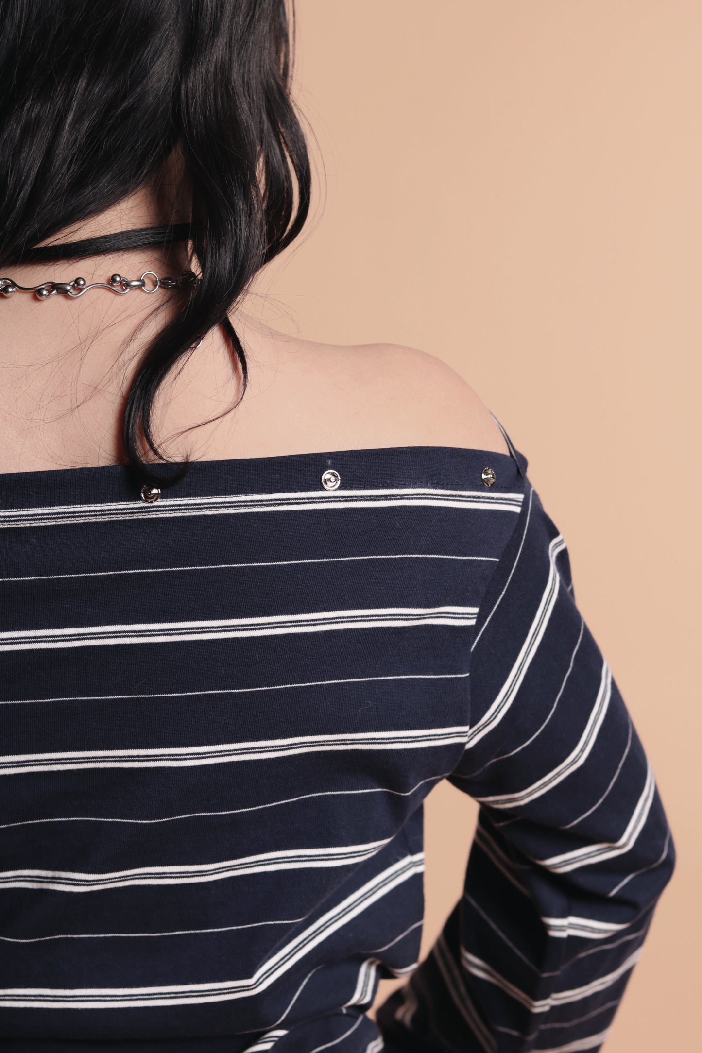 Striped Top (Navy)