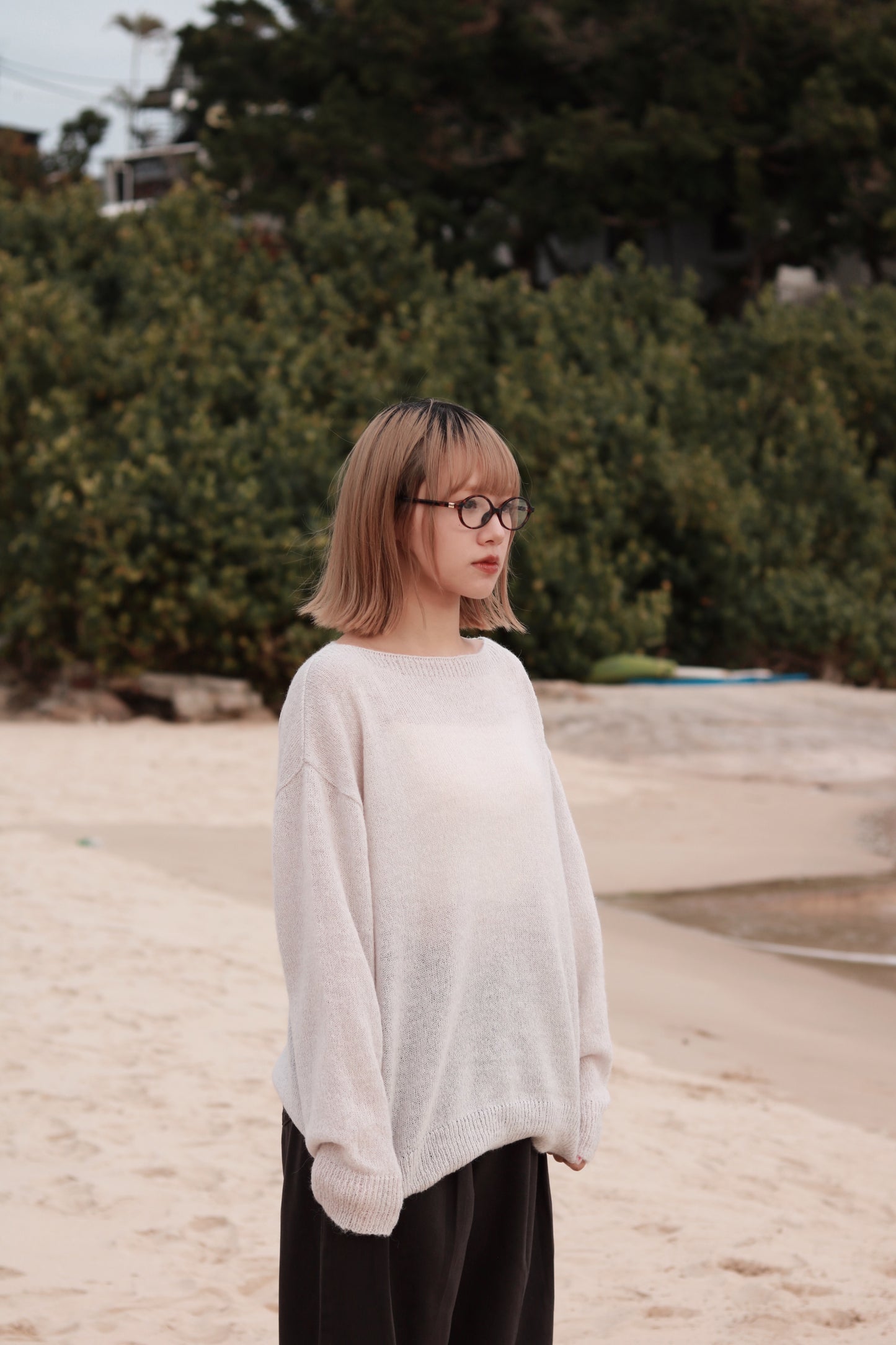 Spring Sweater (Light Grey)