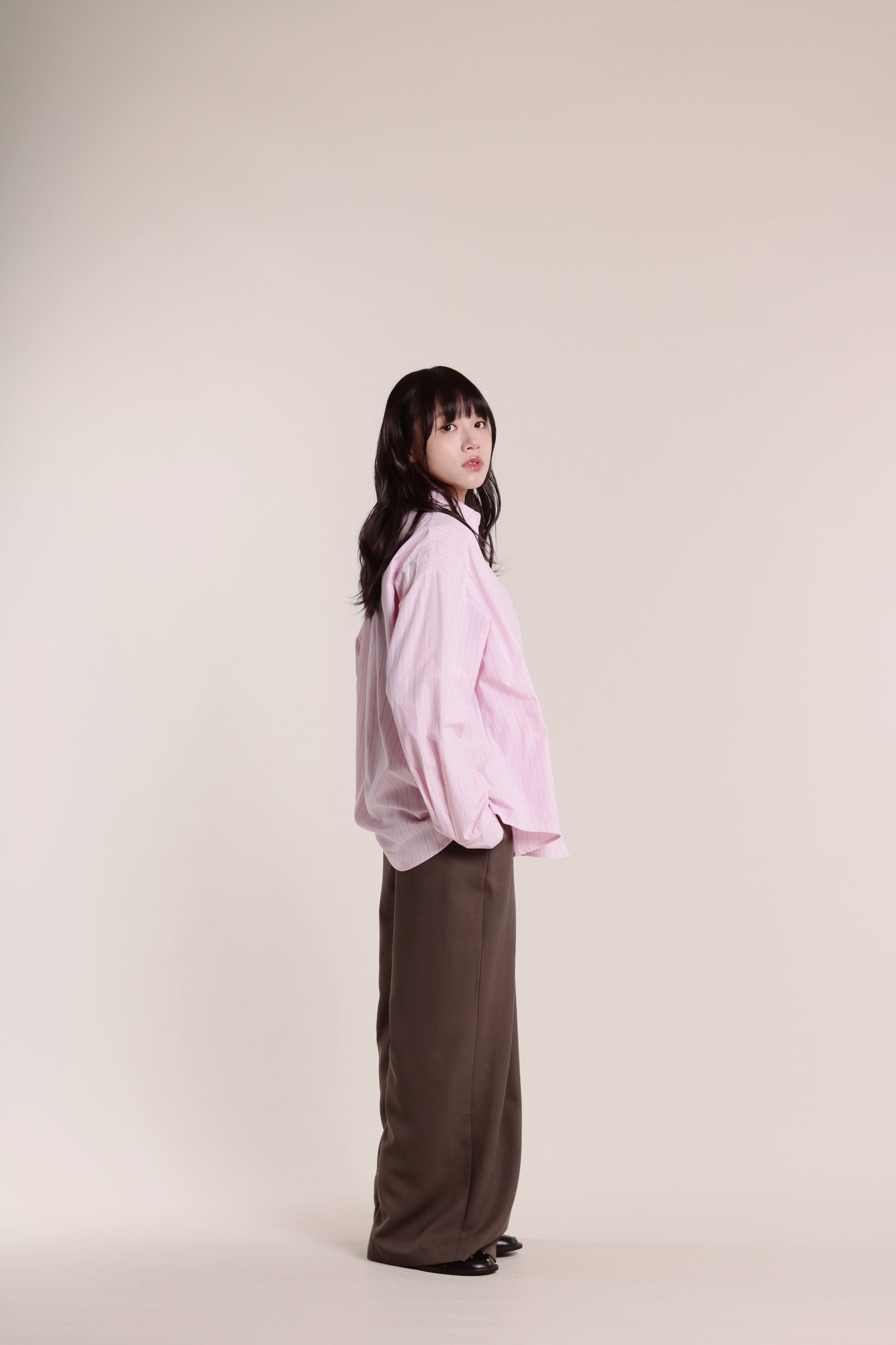 Spring Striped Shirt (Pink)