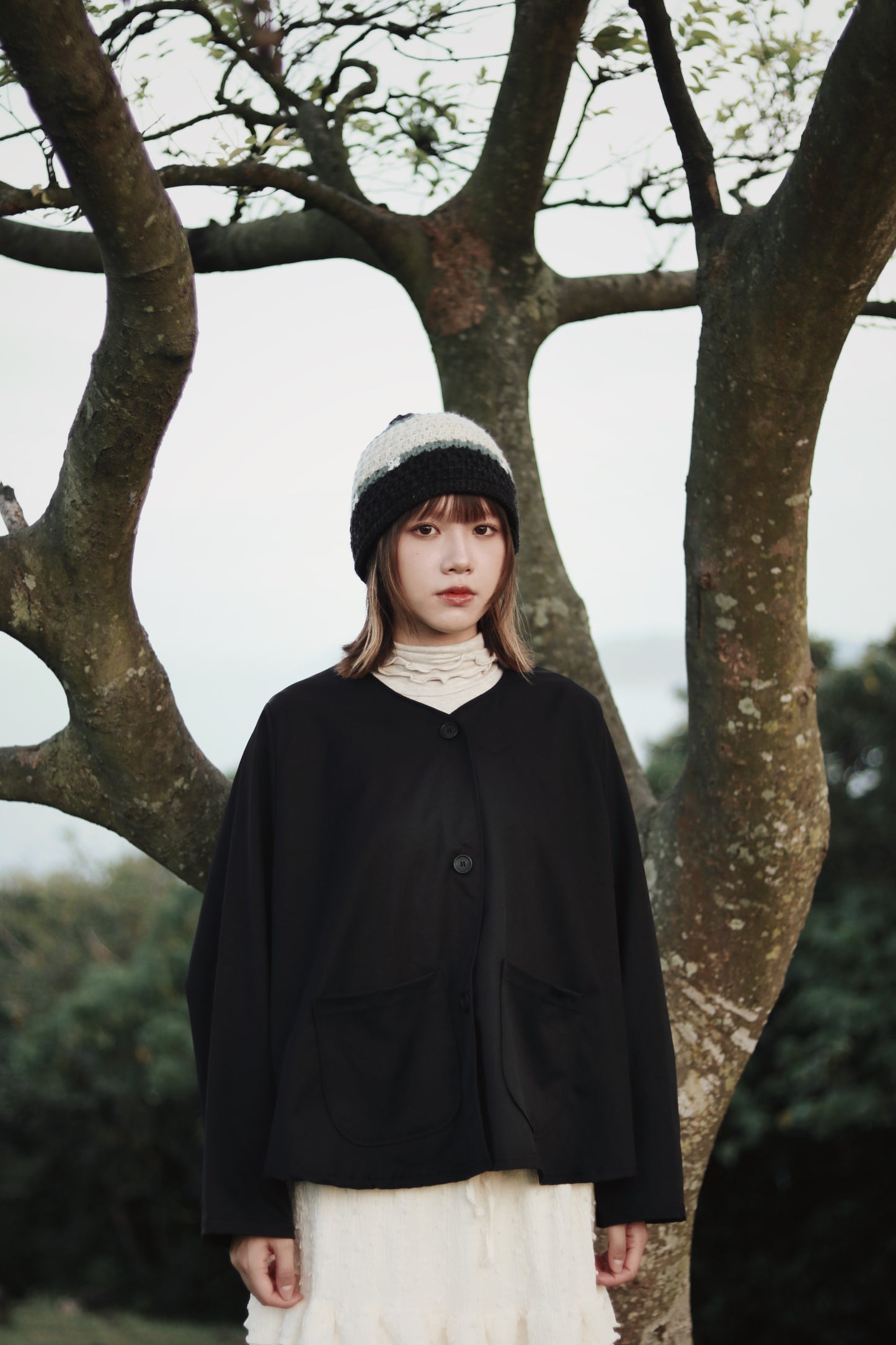 Double Fafa Top (Beige)