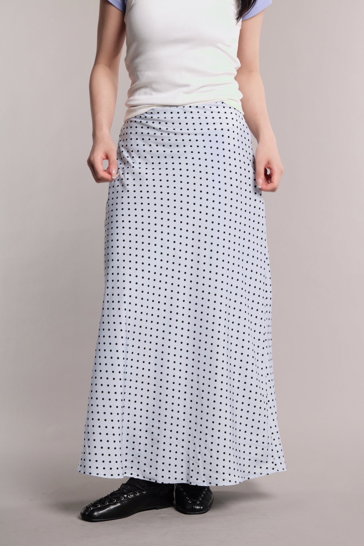 Polka Dot Skirt (Blue)