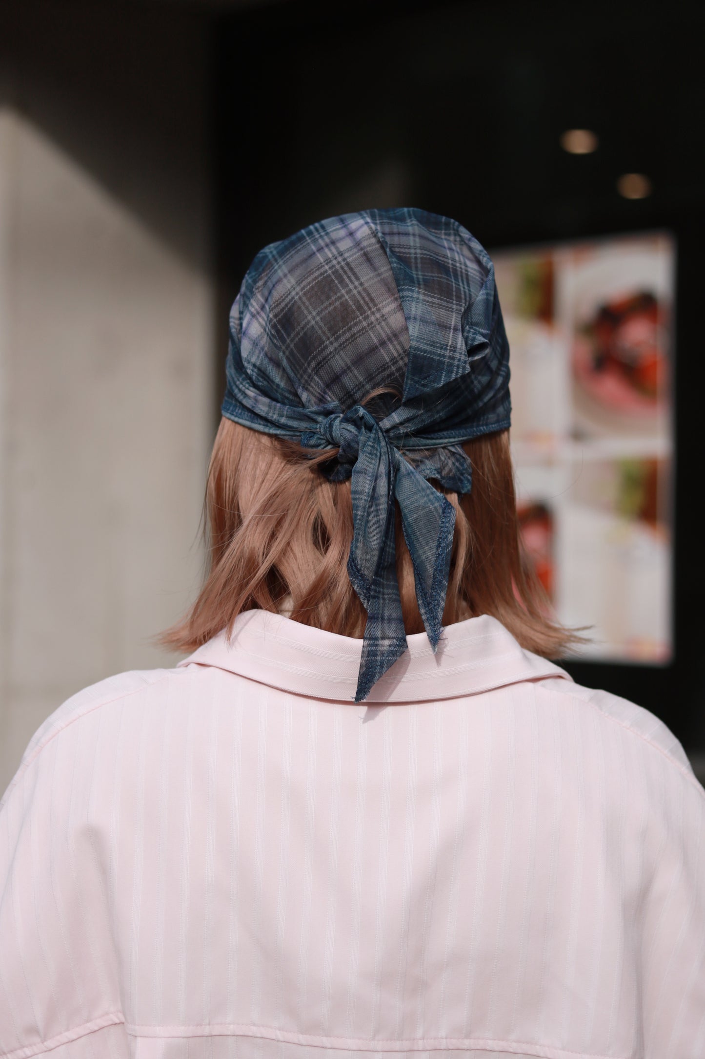 See Through Scarf (Blue)