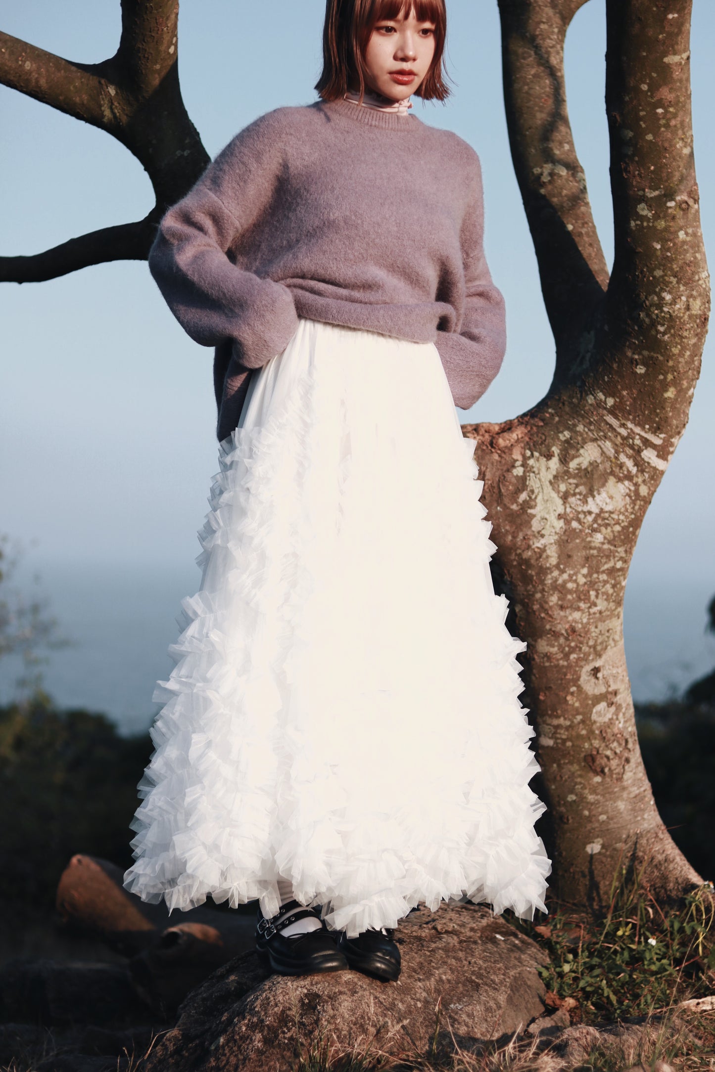 Doll Lace Skirt (White)