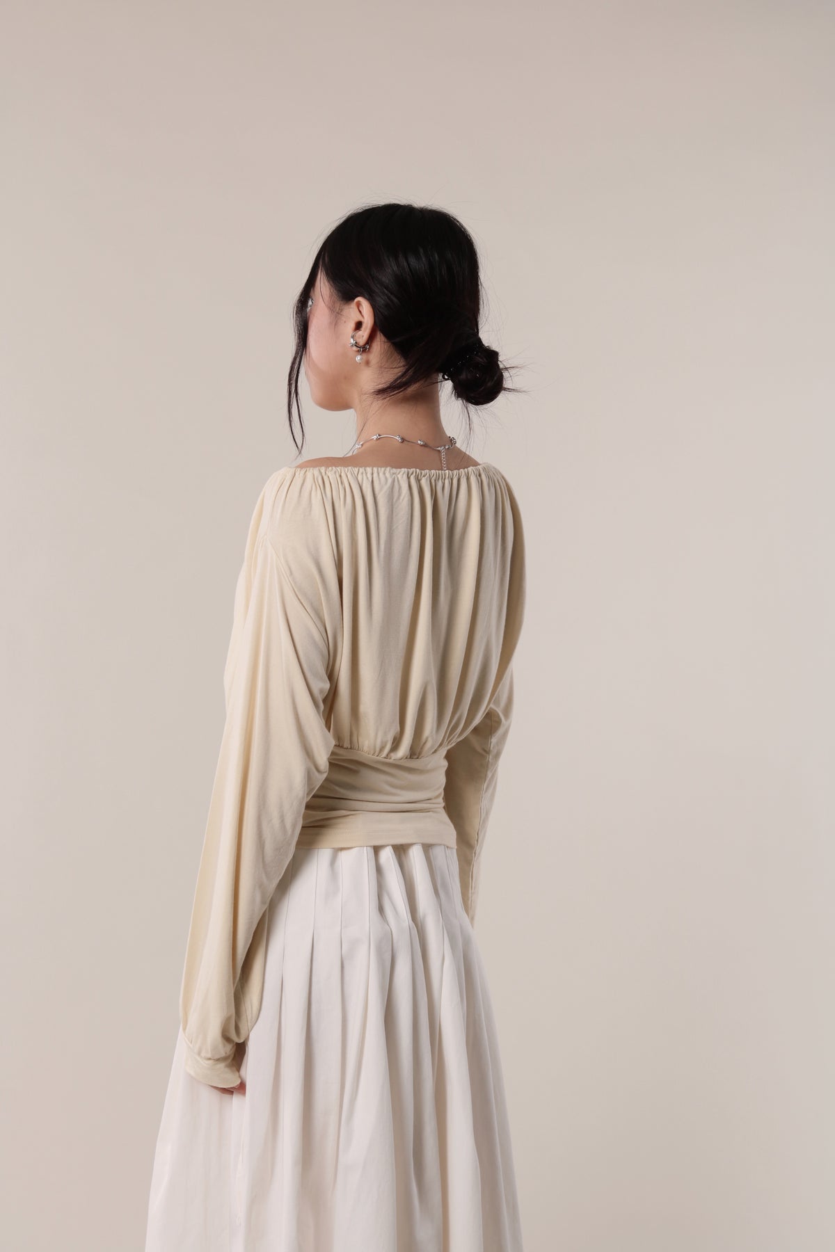 Luna Gathered Top (Yellow)