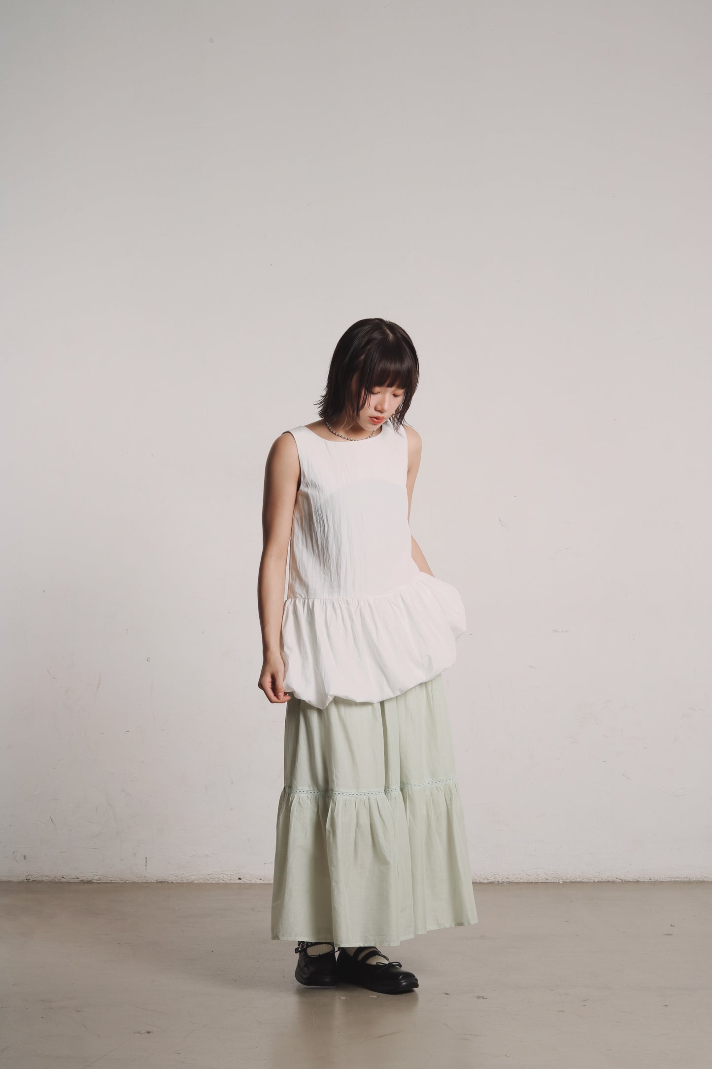Doll Tiered Skirt (Mint)