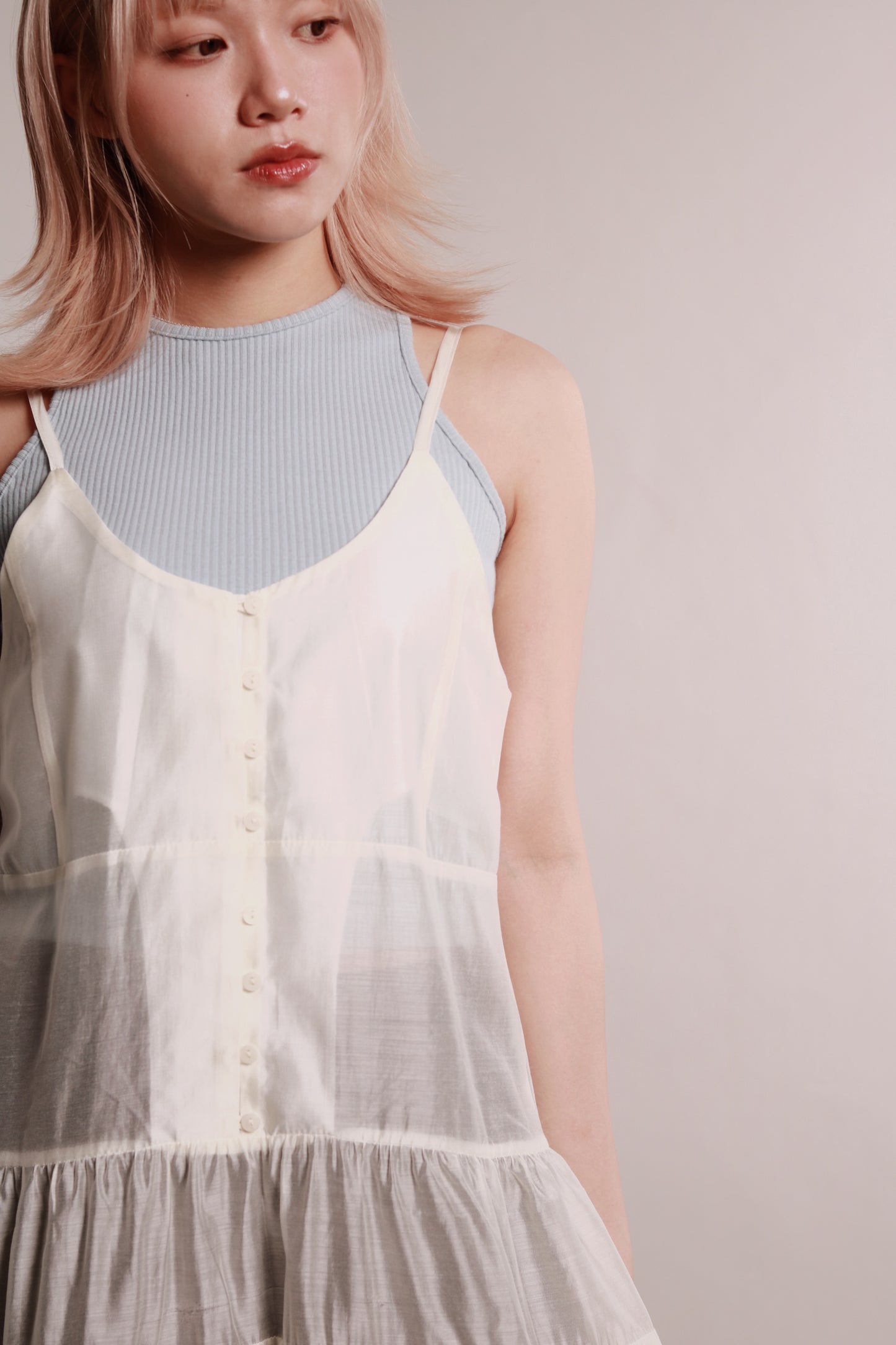 Doll See Through Dress (Ivory)