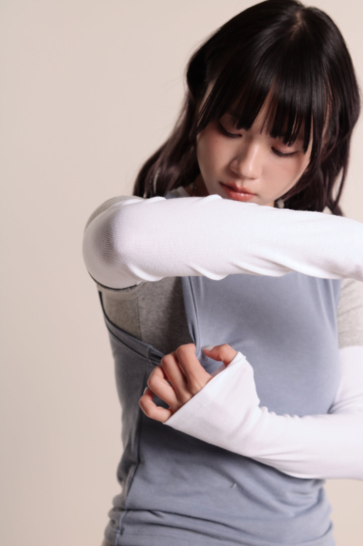 Aria Layered Top (Sky)