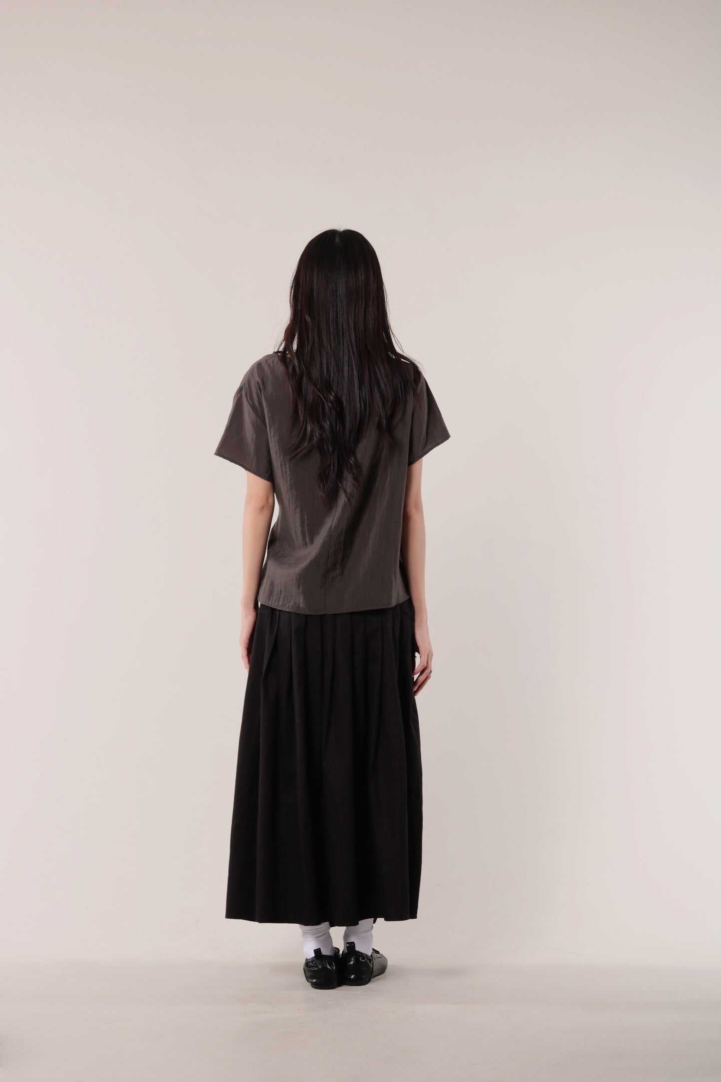 Pleated Skirt (Black)