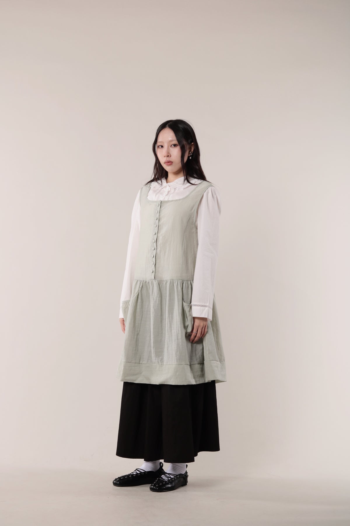 Pleated Skirt (Black)