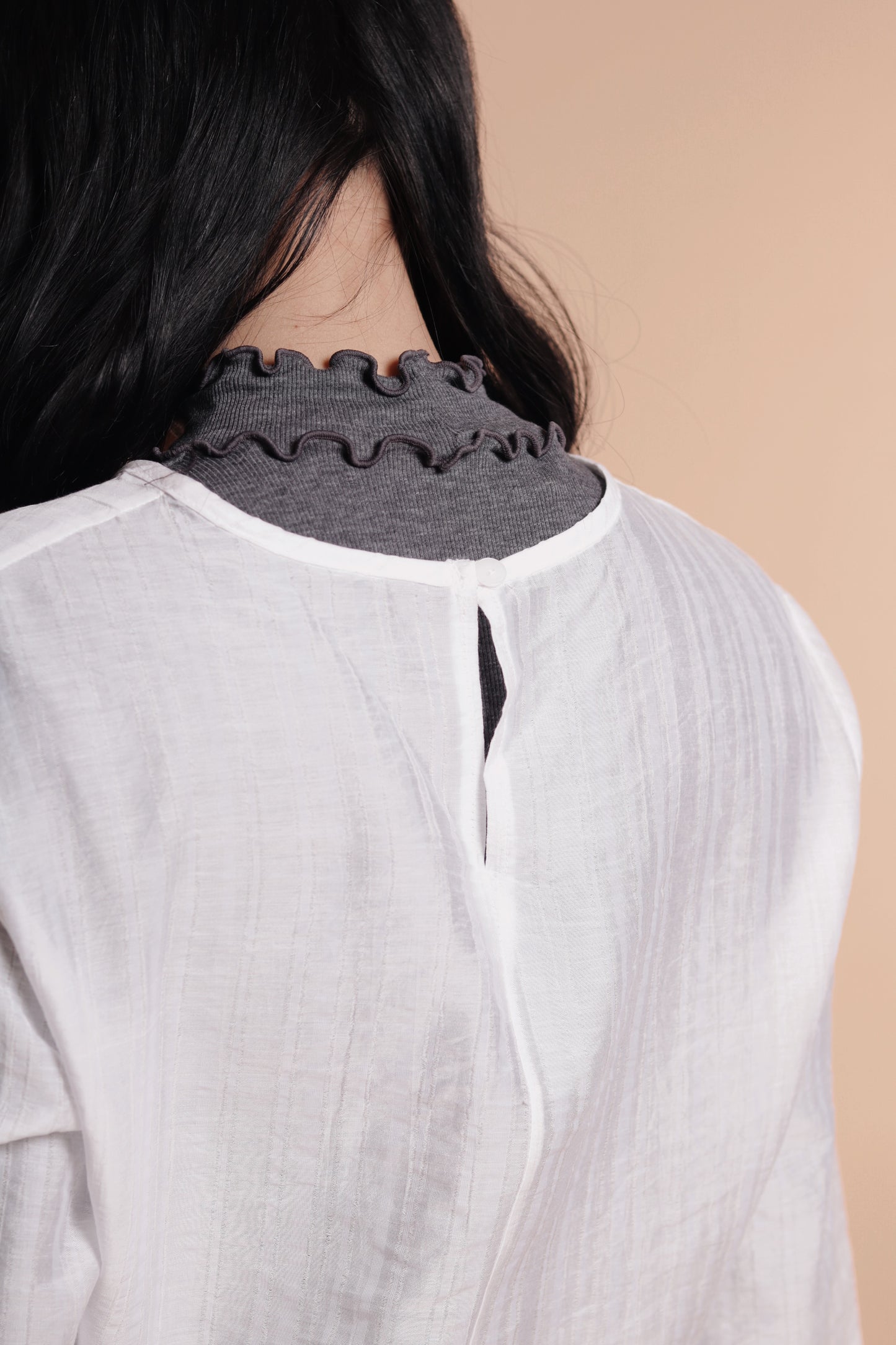 Doll Belt Blouse (White)