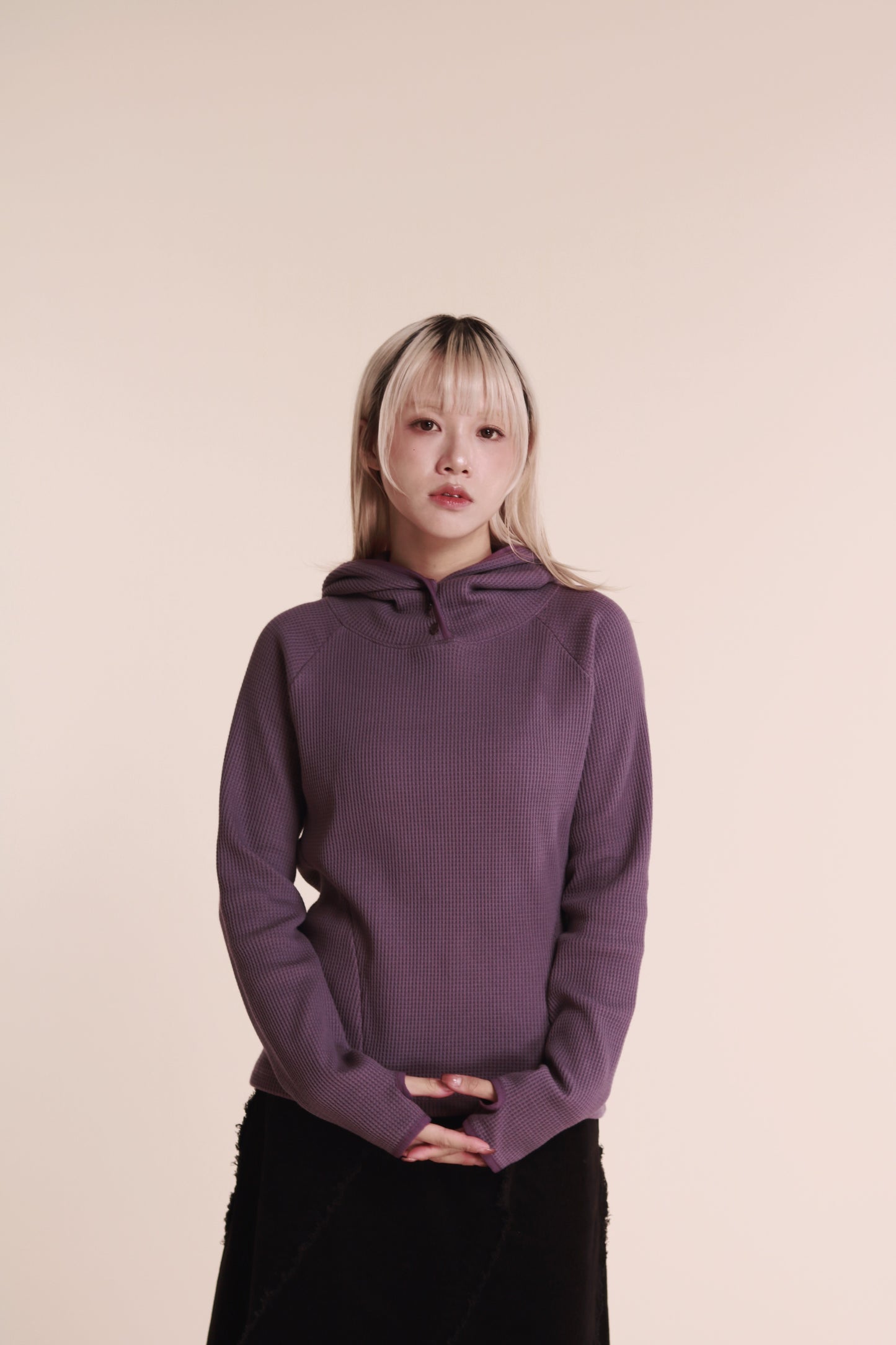 Waffle Boy Top (Purple)