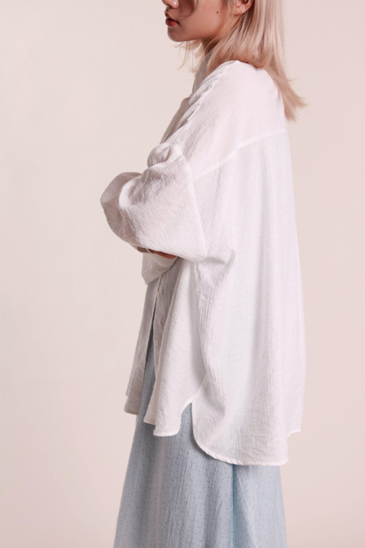 Softy Oversize Shirt (White)