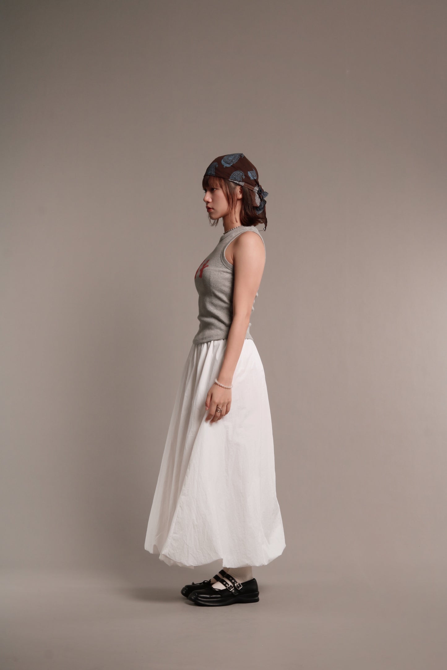 Kid Sleeveless Top (Grey)