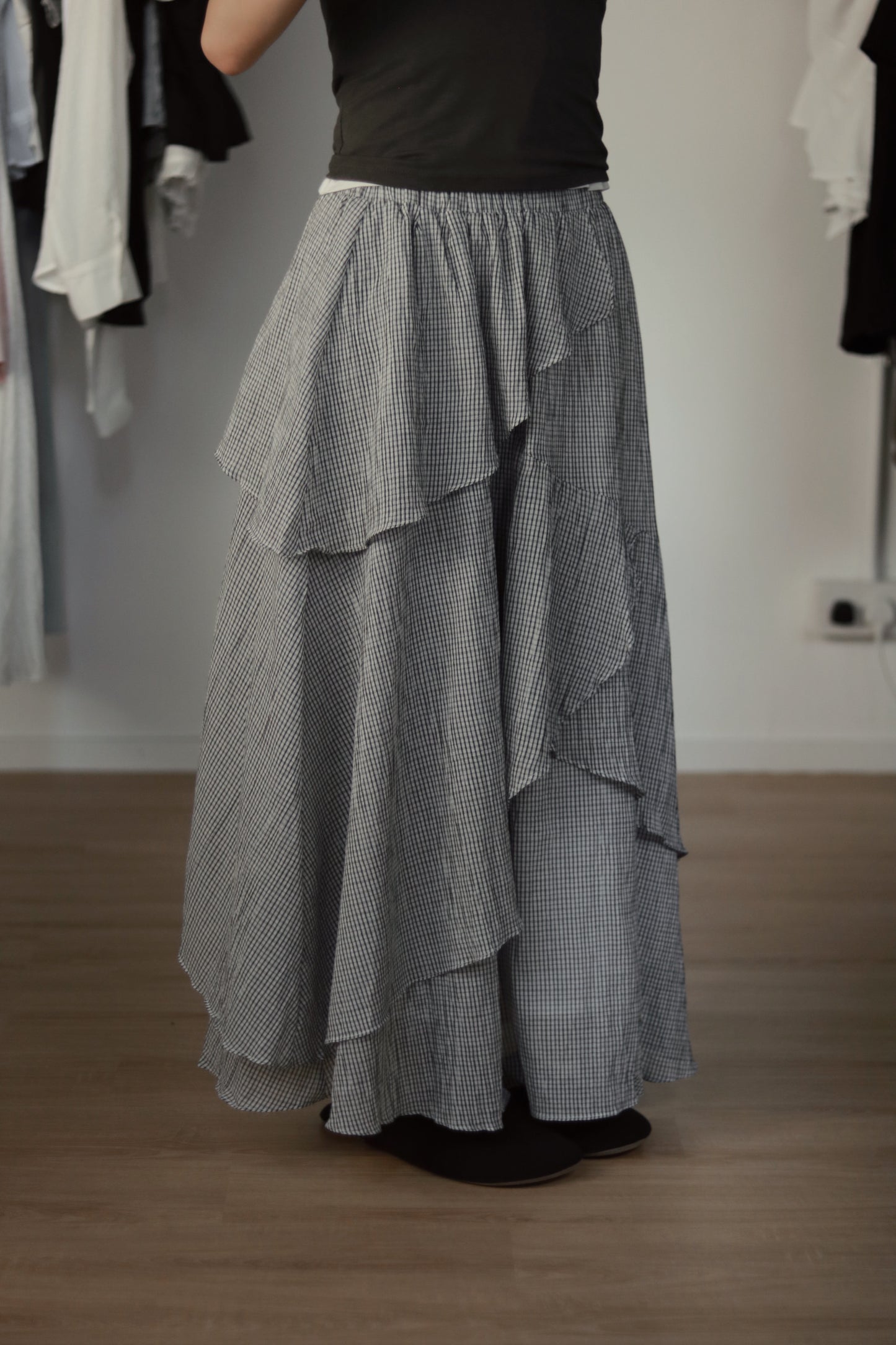 Layered Skirt (White)