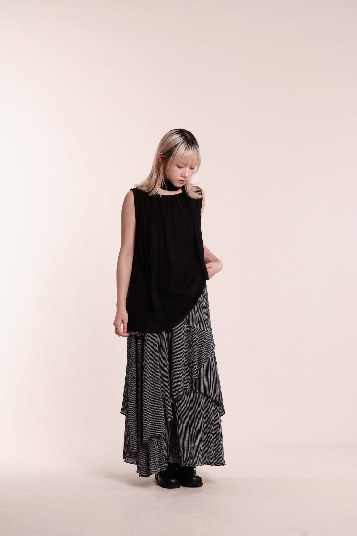 Layered Skirt (Black)