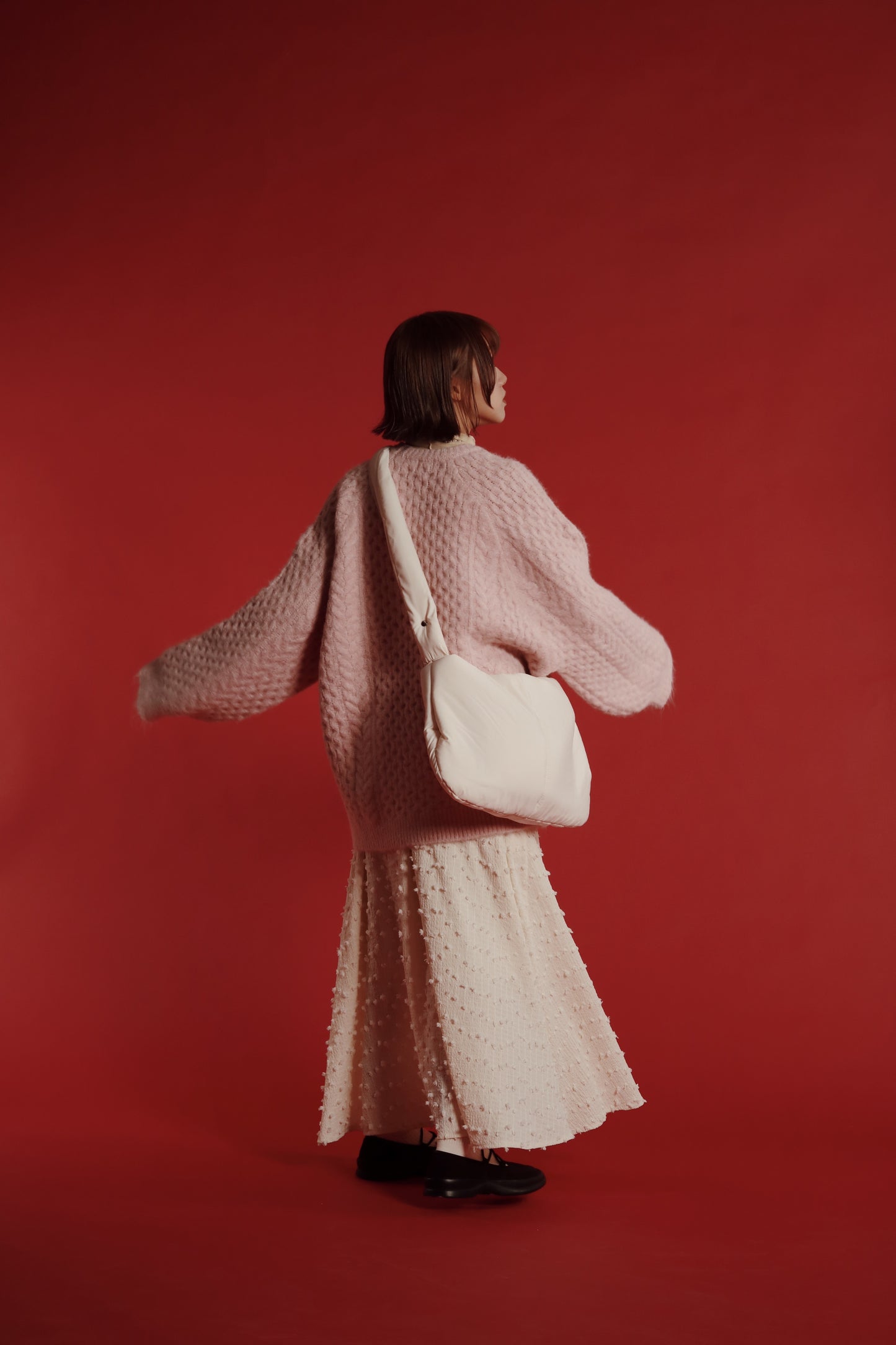 Doll Cloud Bag (Black/Brown/Ivory)